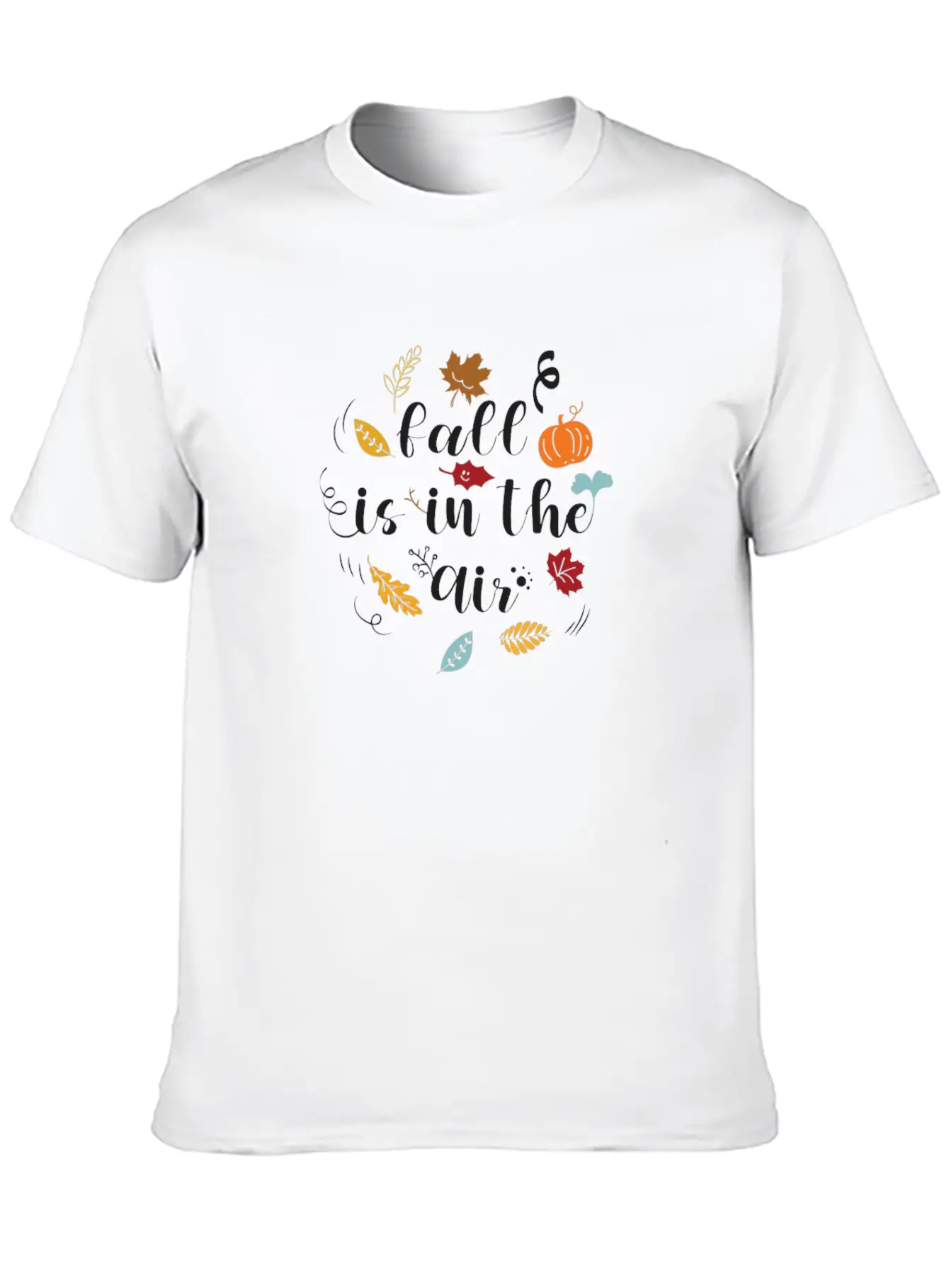 Fall Is In The Air Unisex Casual T-Shirt – Clean Design For Daily Comfort