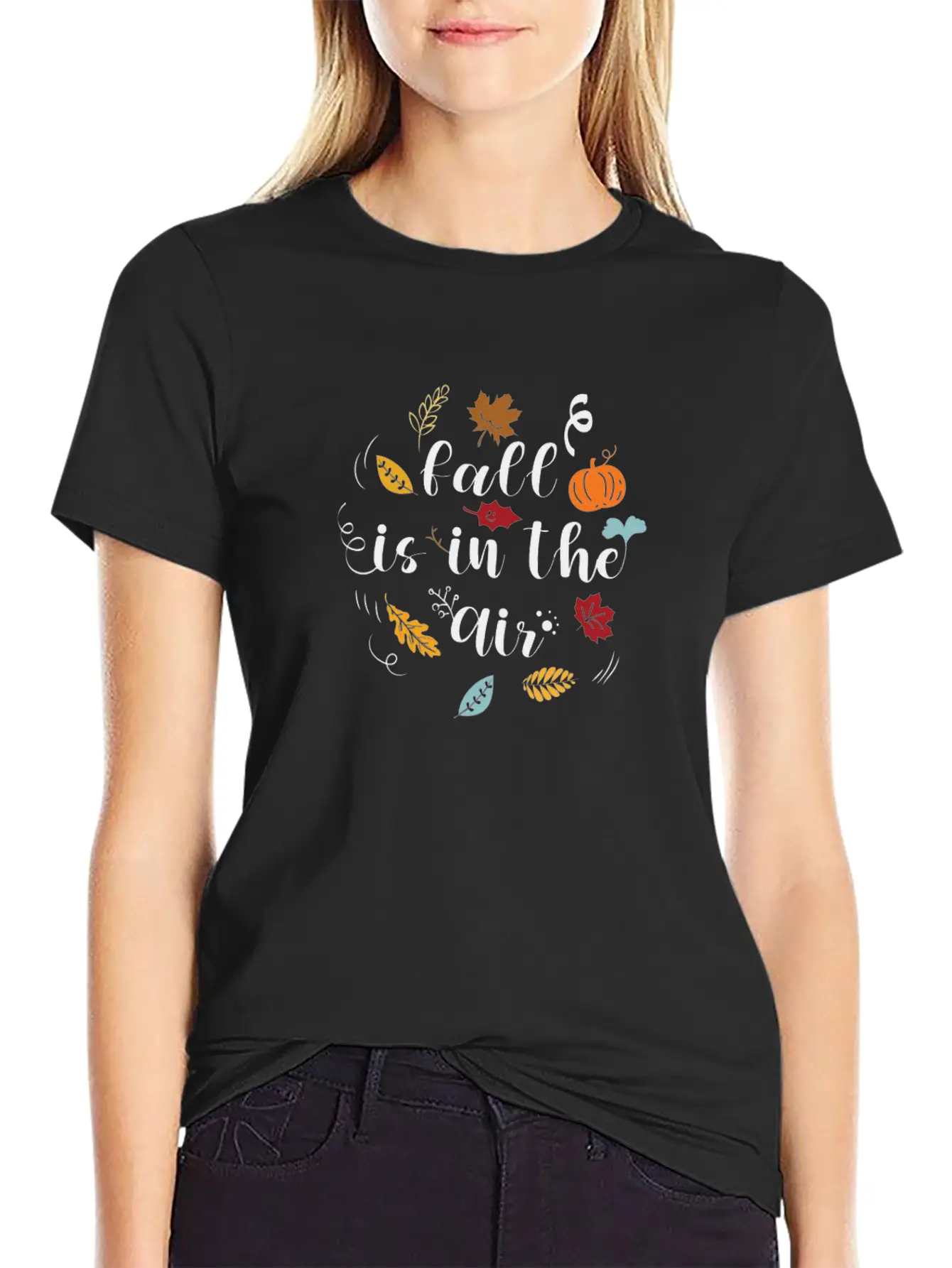 Fall Is In The Air Unisex Casual T-Shirt – Clean Design For Daily Comfort