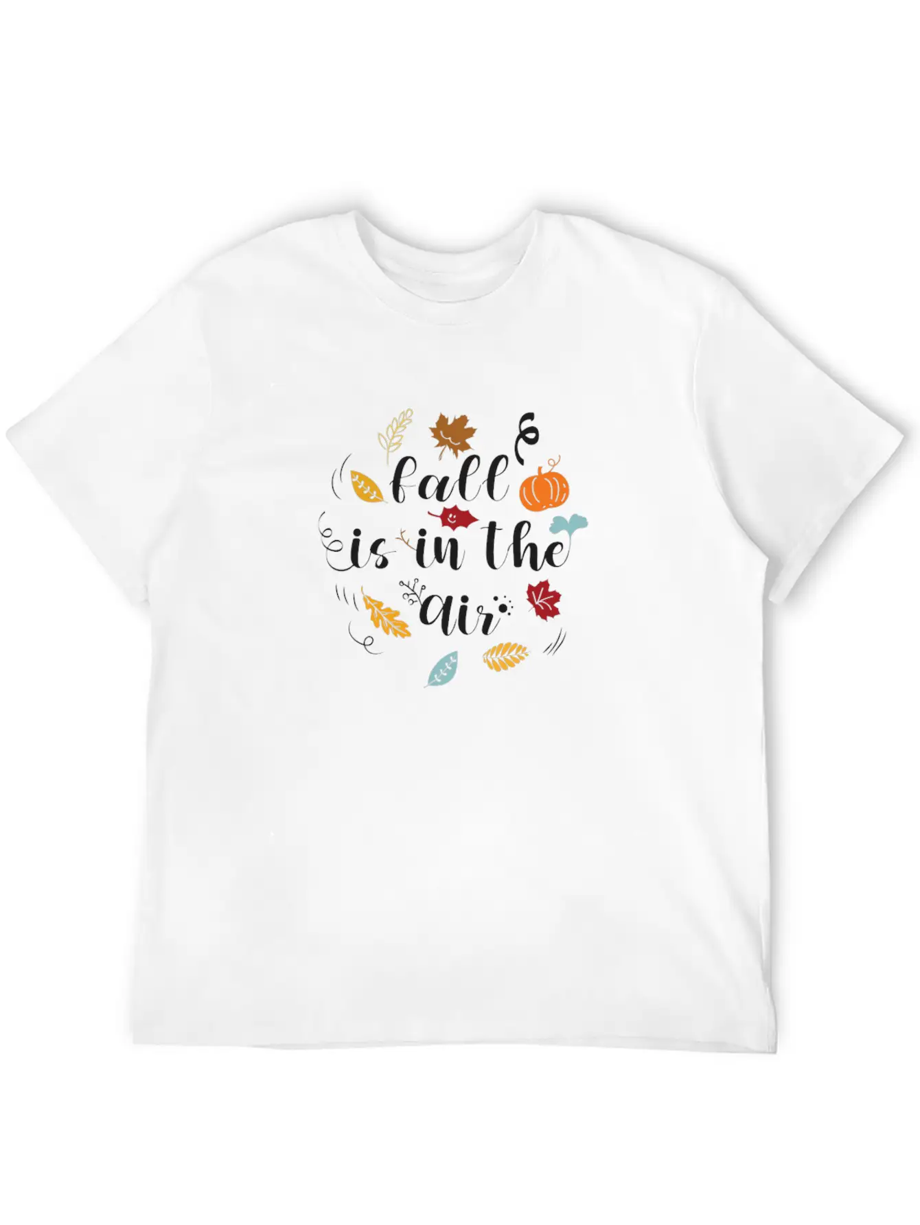 Fall Is In The Air Unisex Casual T-Shirt – Clean Design For Daily Comfort