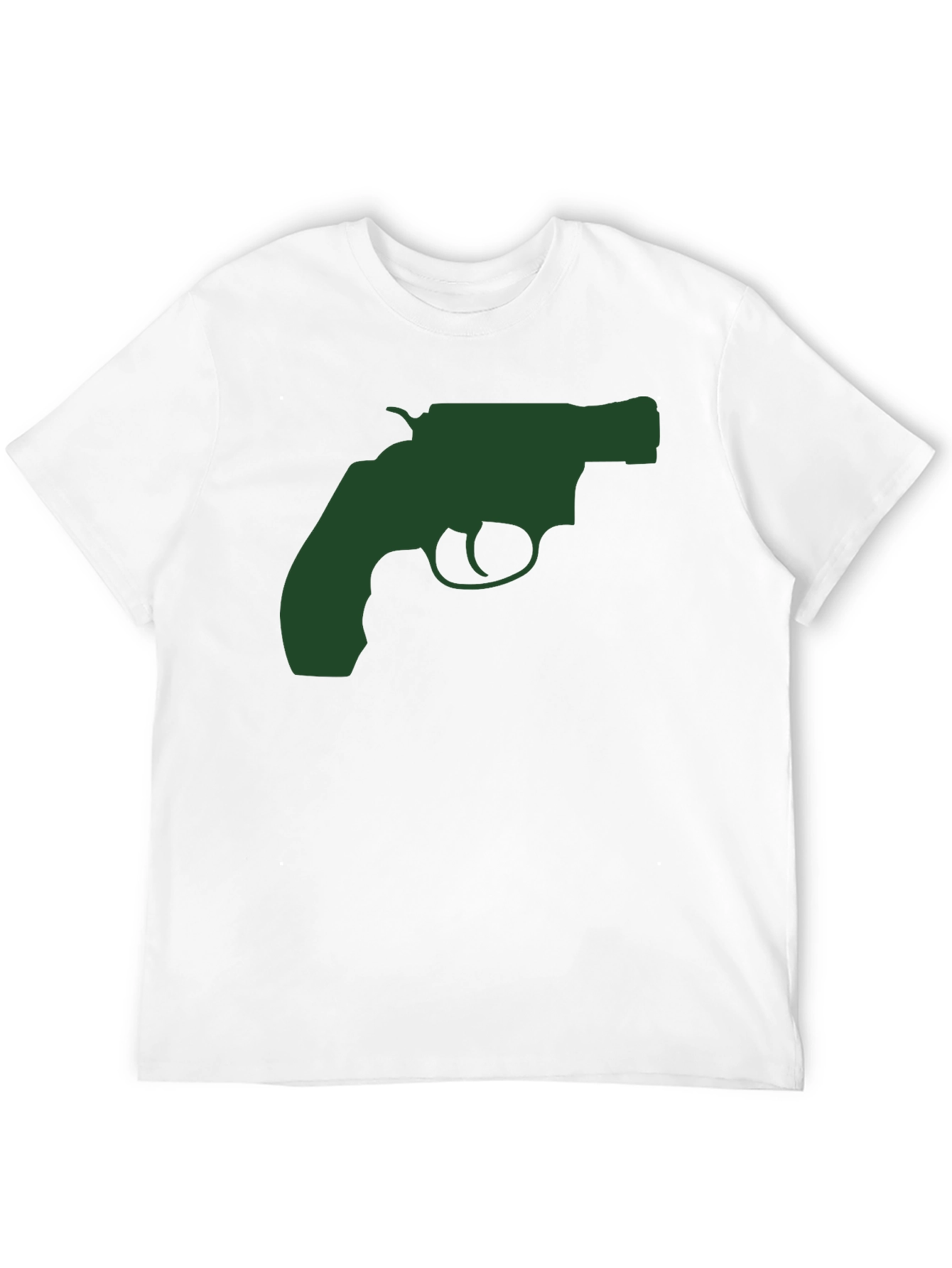 Revolver Graphic Tee - Cool Gun Design Shirt