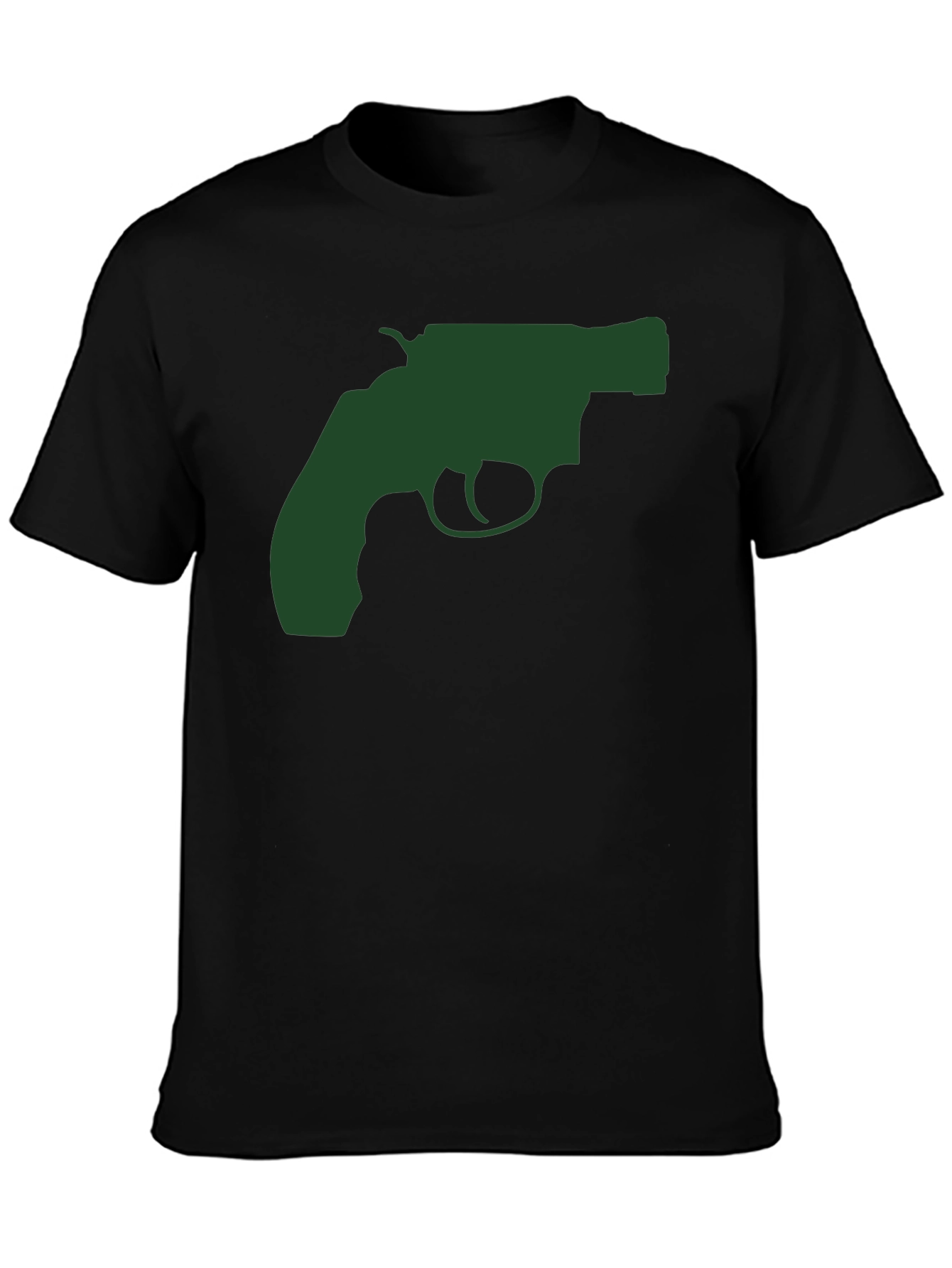 Revolver Graphic Tee - Cool Gun Design Shirt