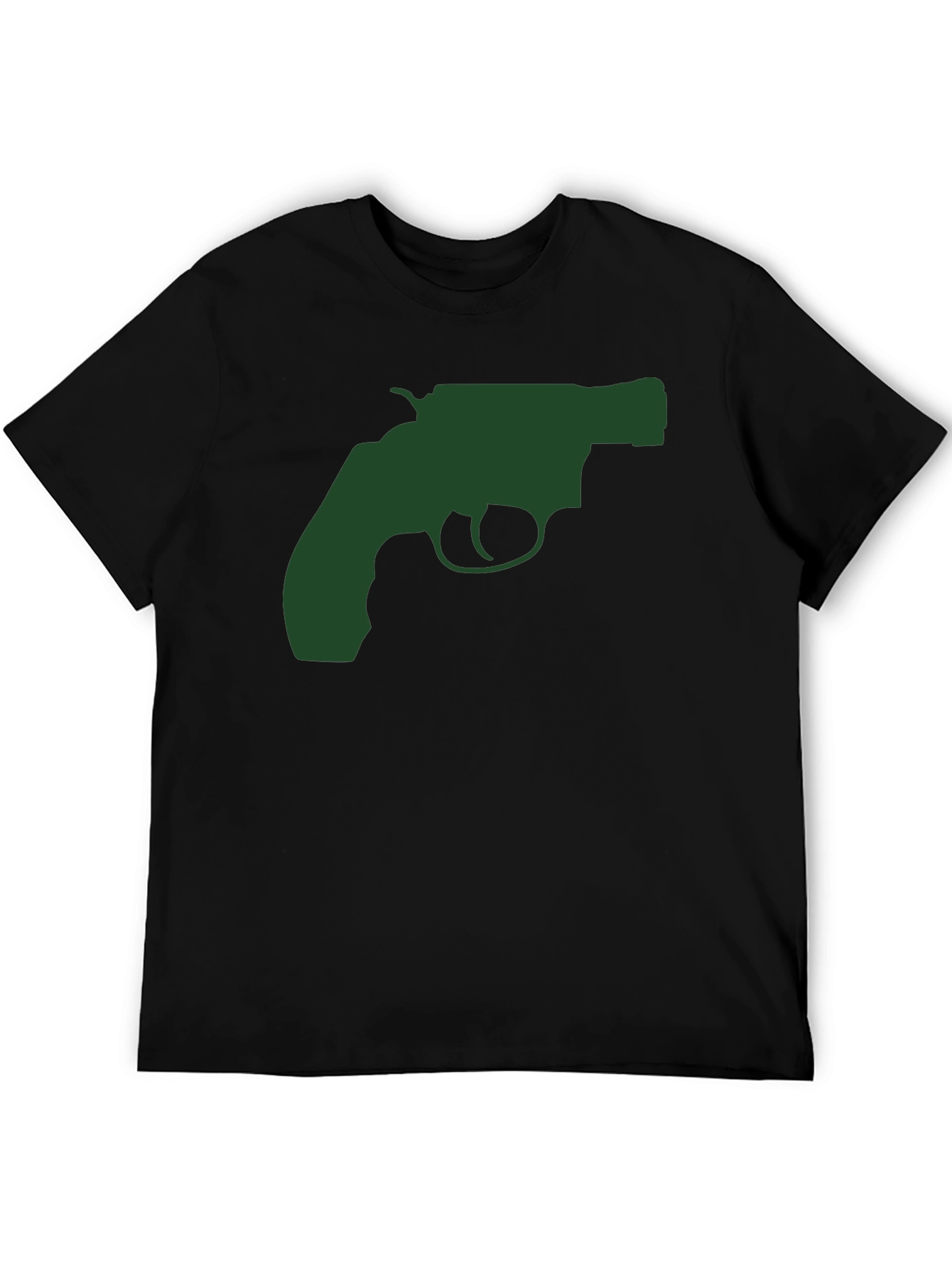 Revolver Graphic Tee - Cool Gun Design Shirt