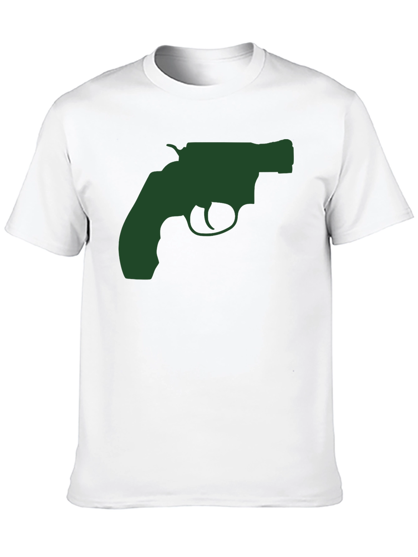 Revolver Graphic Tee - Cool Gun Design Shirt