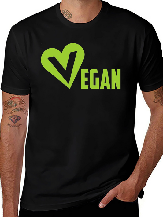 Vegan T-Shirt - Heart V Graphic Tee