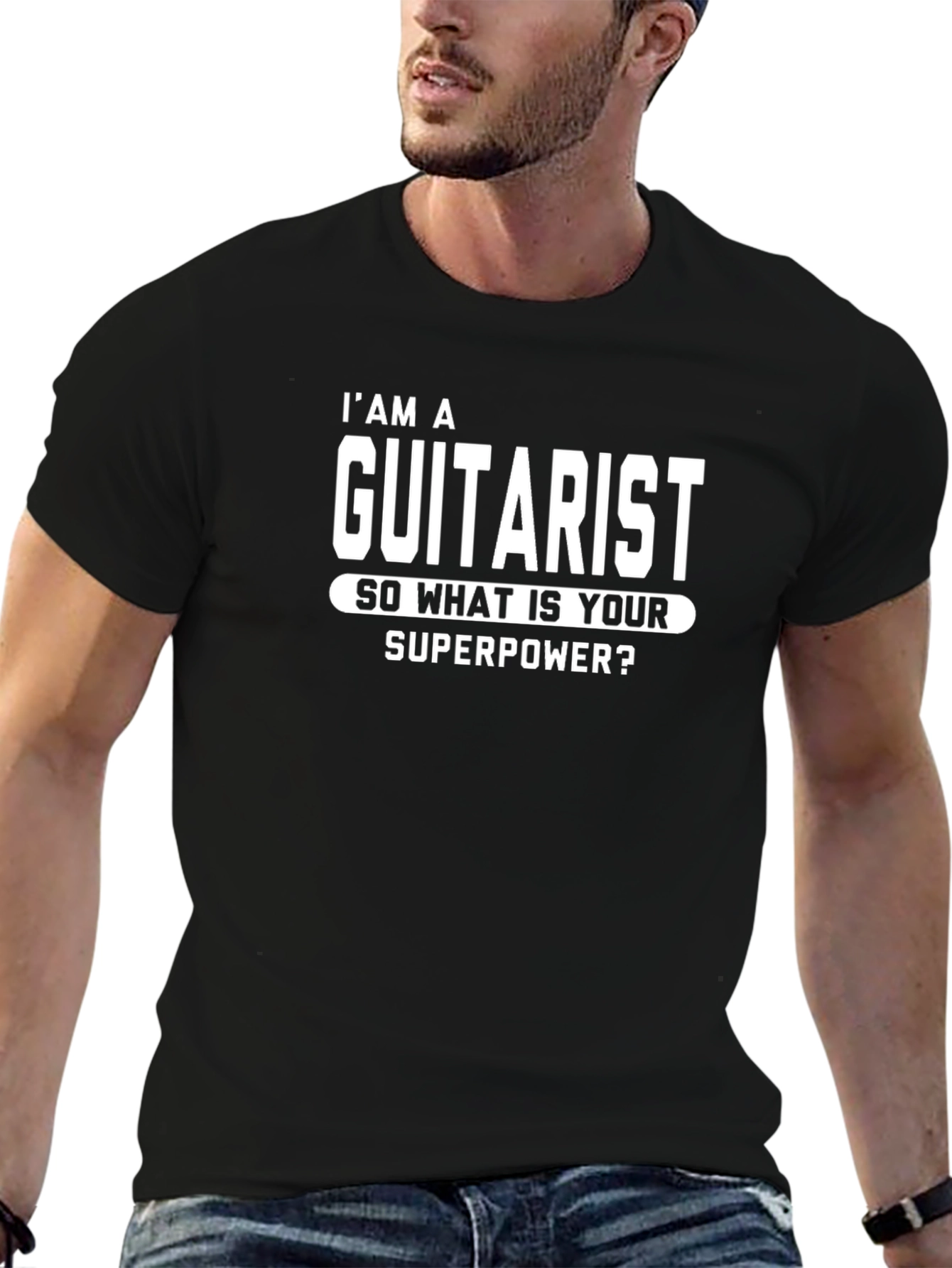 Im A Guitarist Superpower Funny T-Shirt