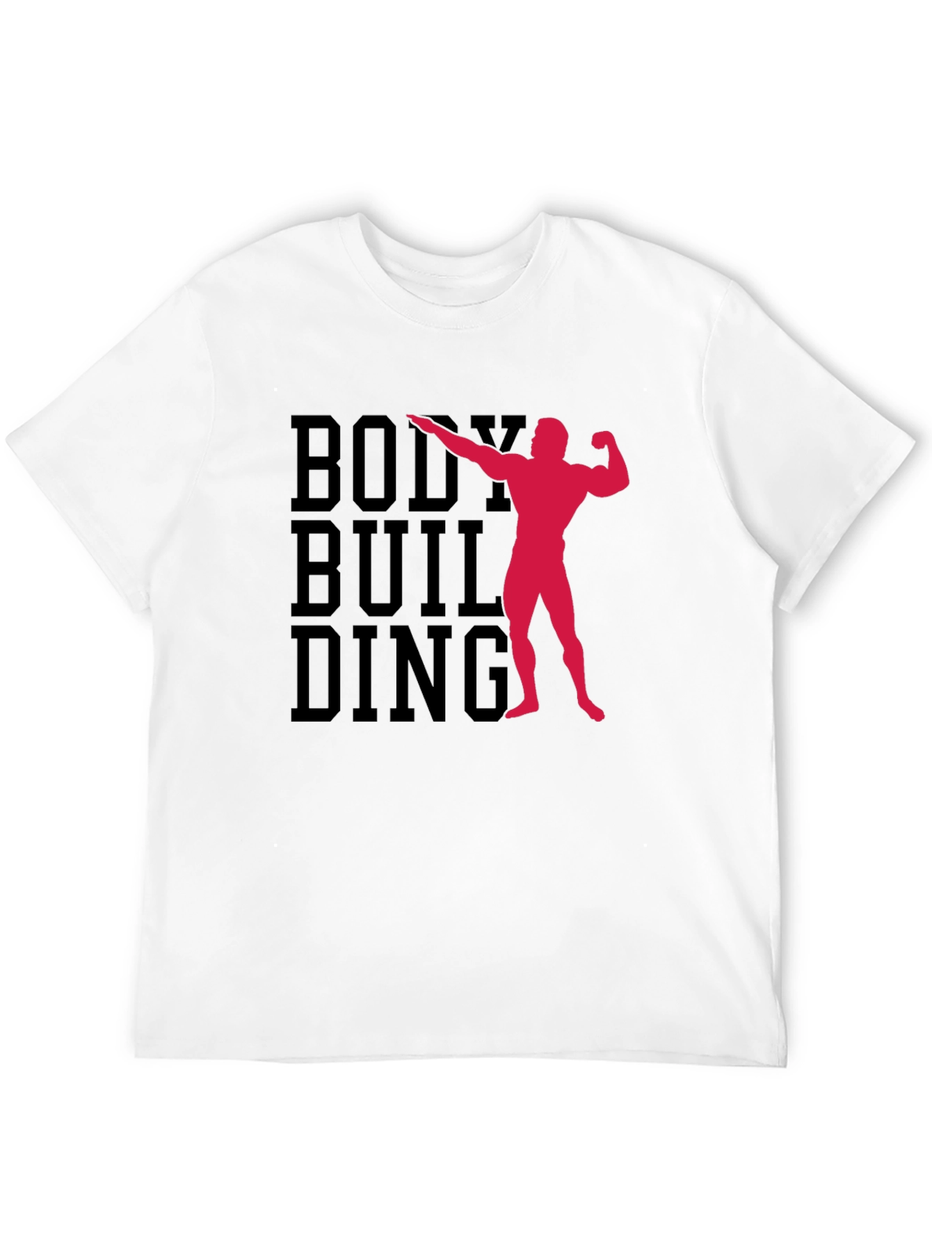 Bodybuilding Graphic Print T-Shirt