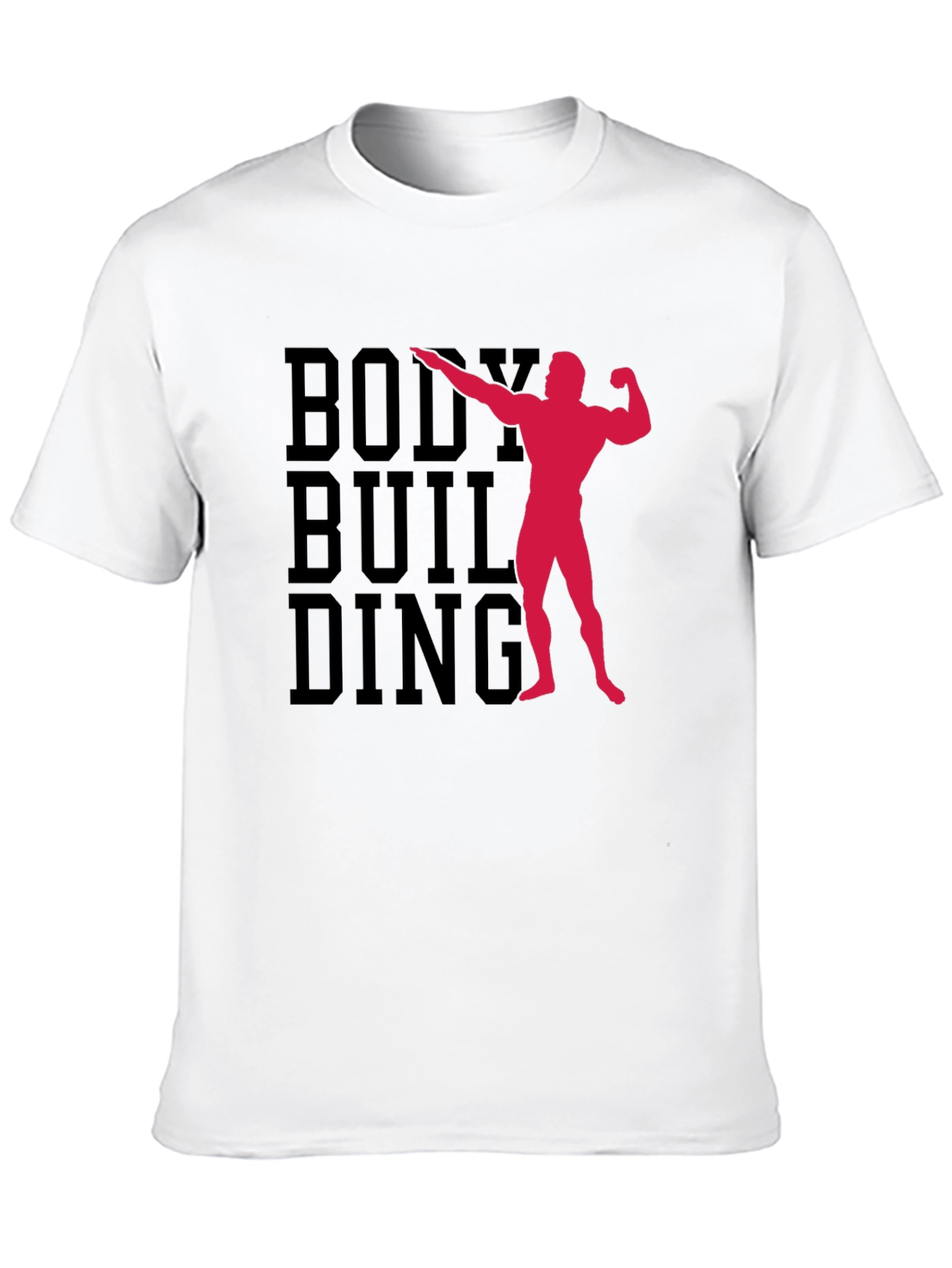 Bodybuilding Graphic Print T-Shirt