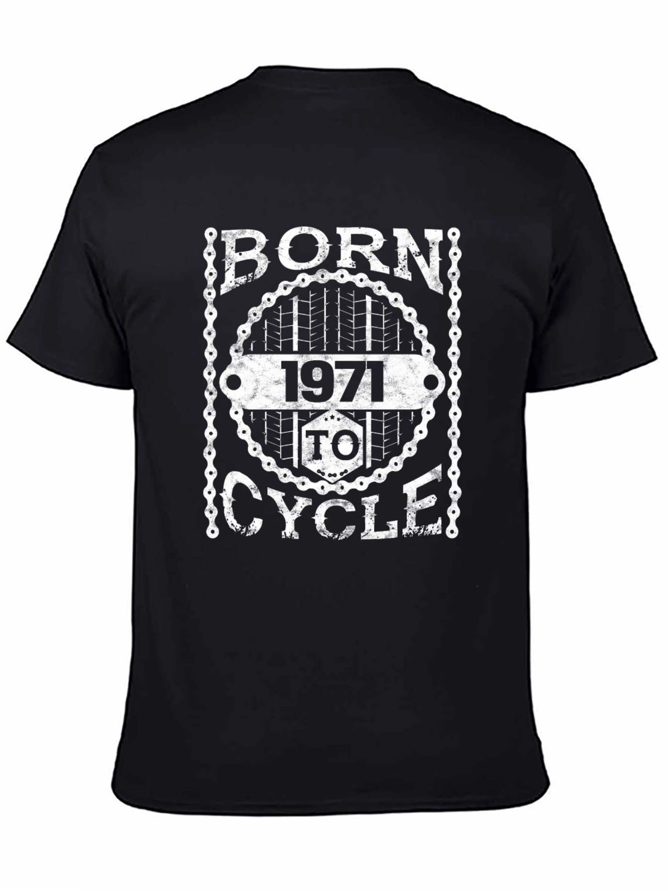 Born 1971 to Cycle Black T-Shirt