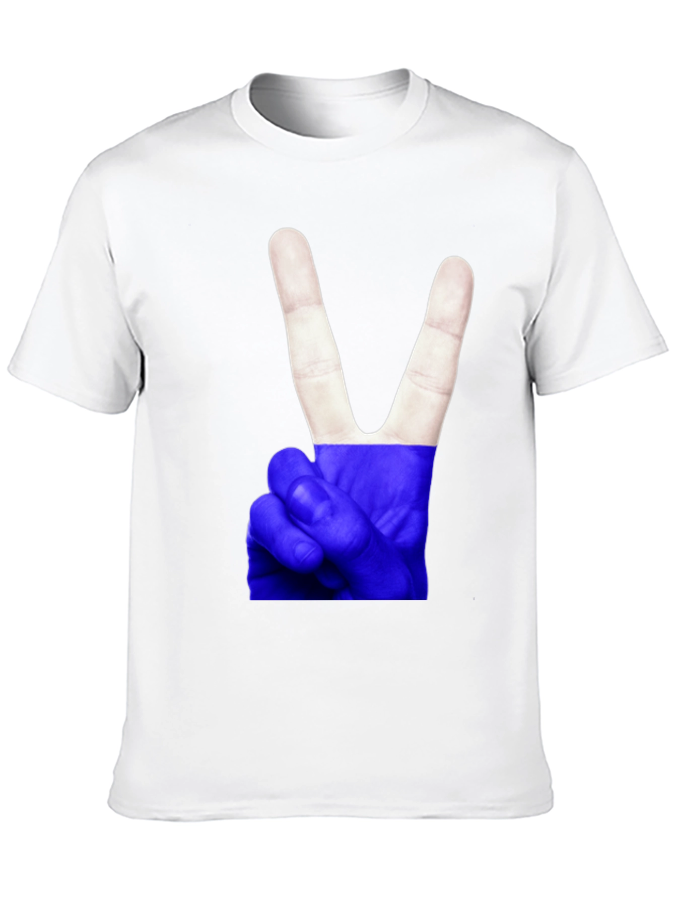 Peace Sign Graphic T-Shirt - Black