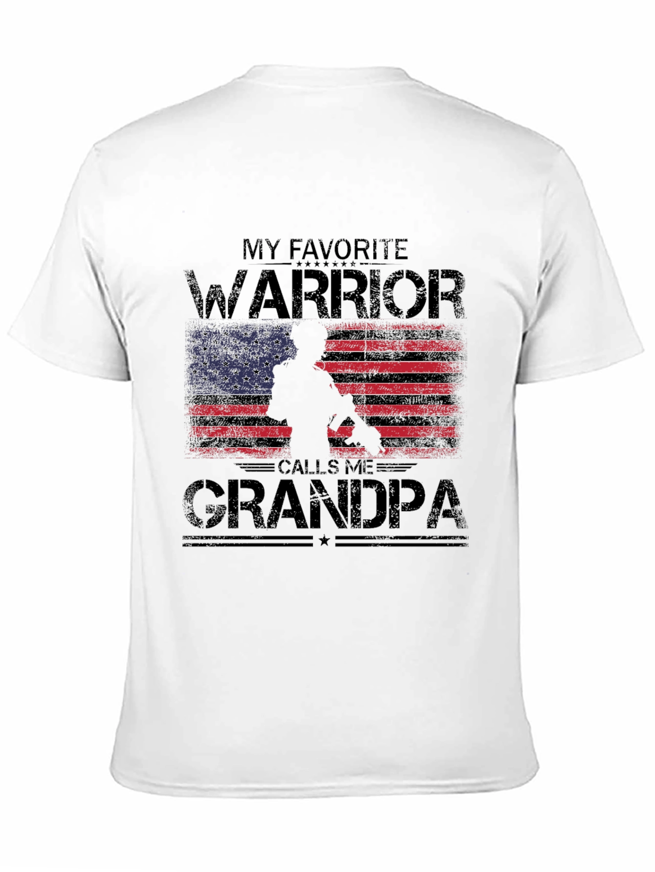 My Favorite Warrior Calls Me Grandpa T-Shirt