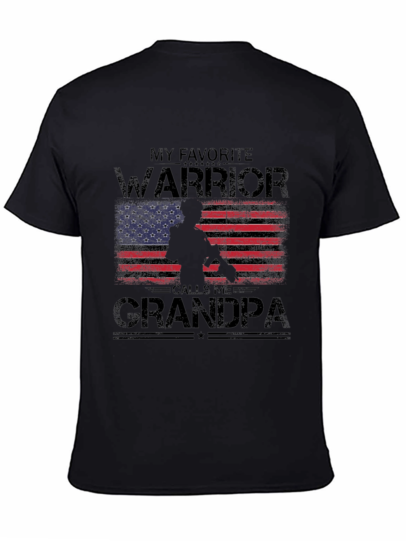 My Favorite Warrior Calls Me Grandpa T-Shirt