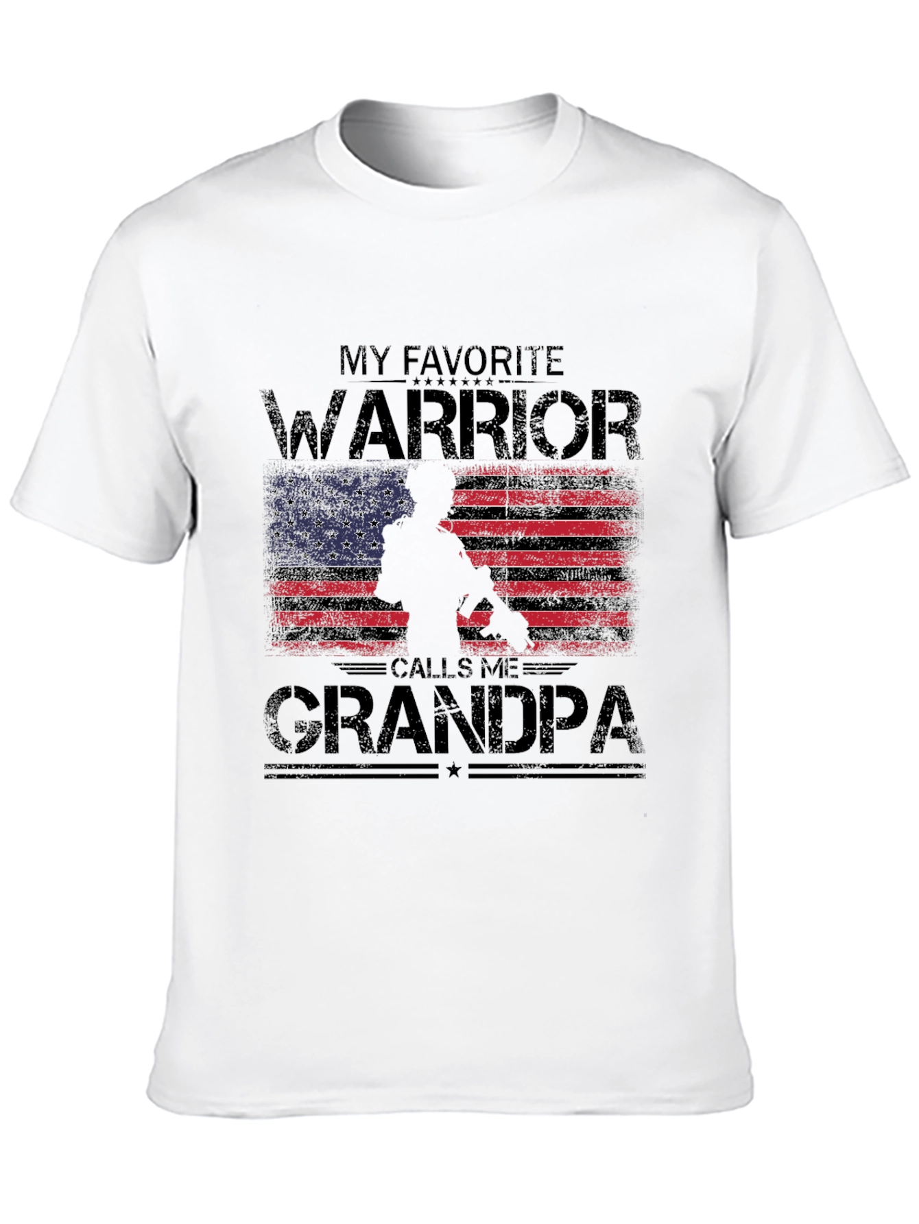 My Favorite Warrior Calls Me Grandpa T-Shirt