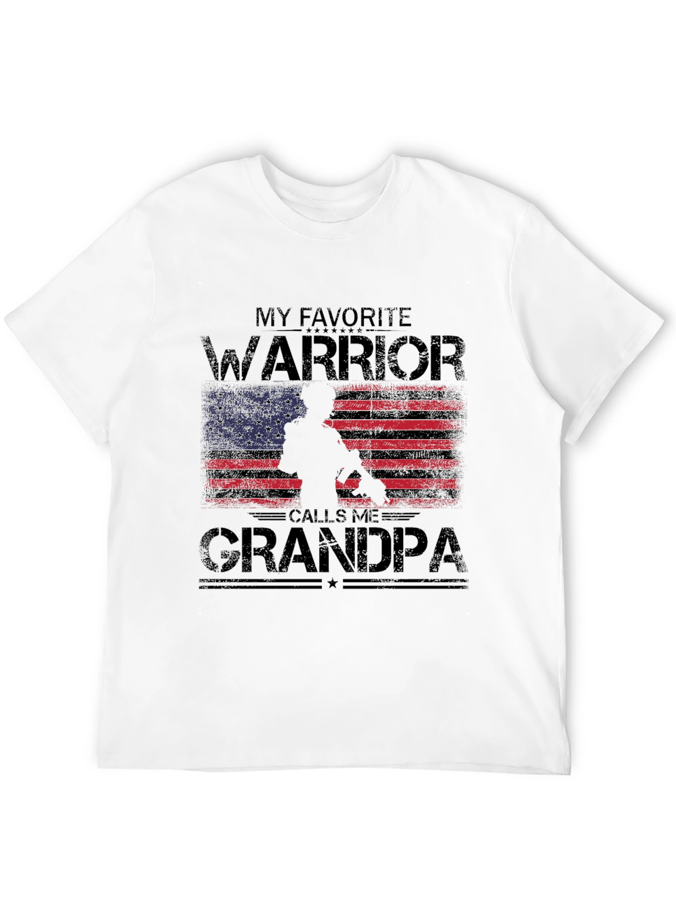 My Favorite Warrior Calls Me Grandpa T-Shirt