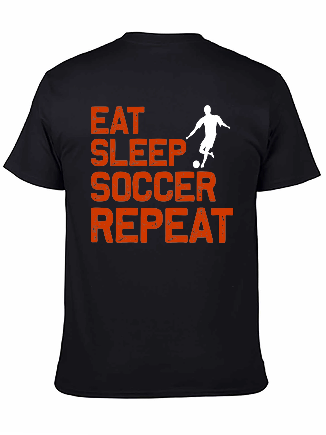 Eat Sleep Soccer Repeat Graphic Tee