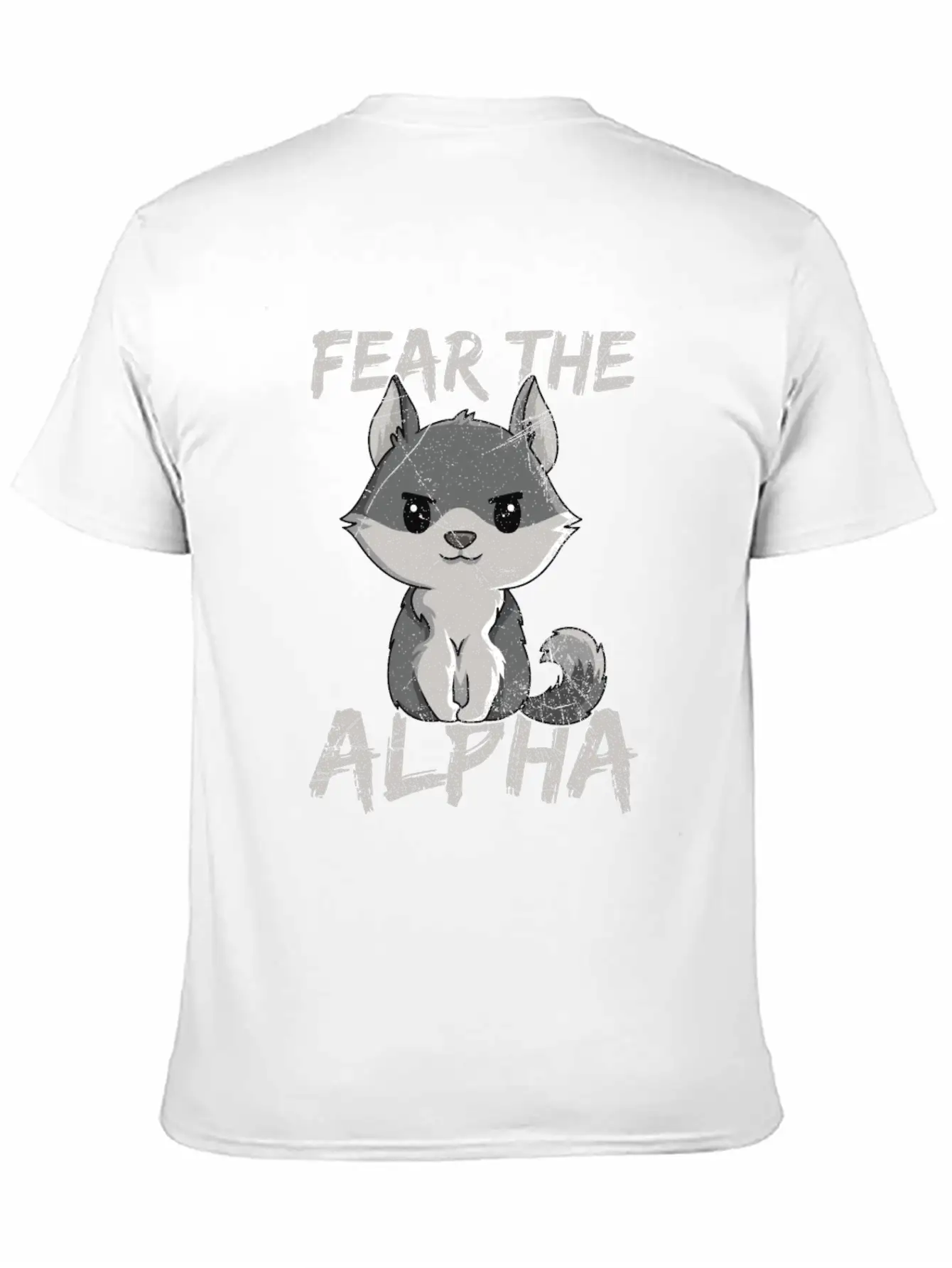 Fear The Alpha Quote For A Wolf Expert Unisex Casual T-Shirt – Clean Design For Daily Comfort