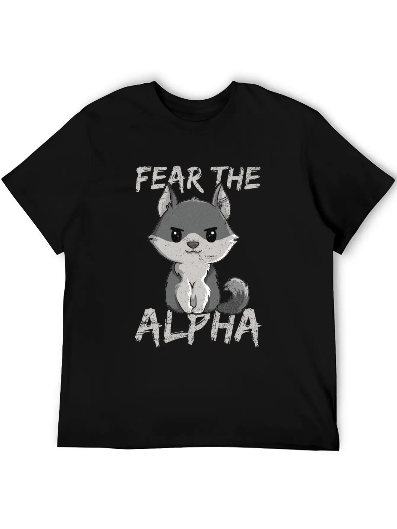 Fear The Alpha Quote For A Wolf Expert Unisex Casual T-Shirt – Clean Design For Daily Comfort