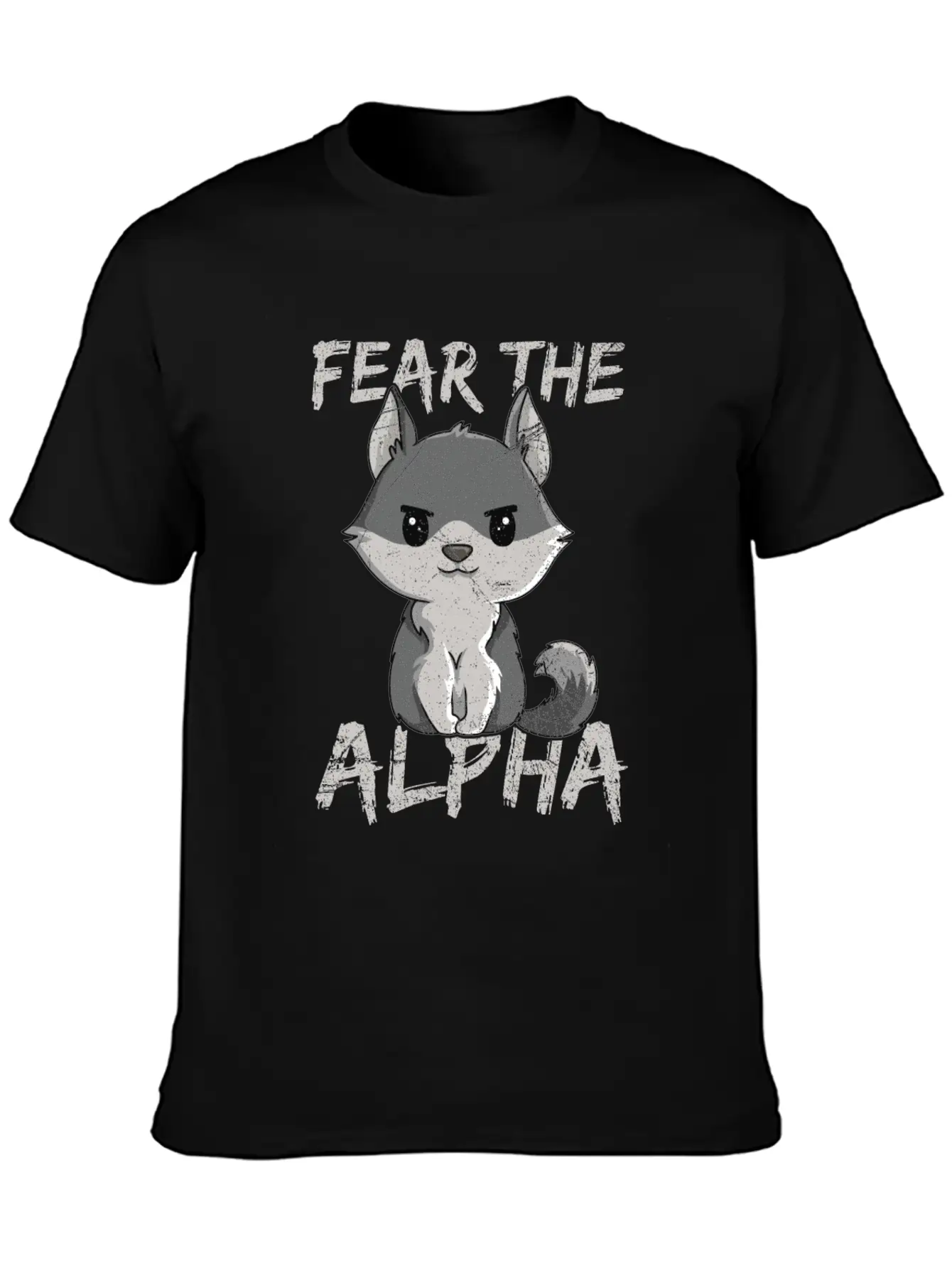 Fear The Alpha Quote For A Wolf Expert Unisex Casual T-Shirt – Clean Design For Daily Comfort