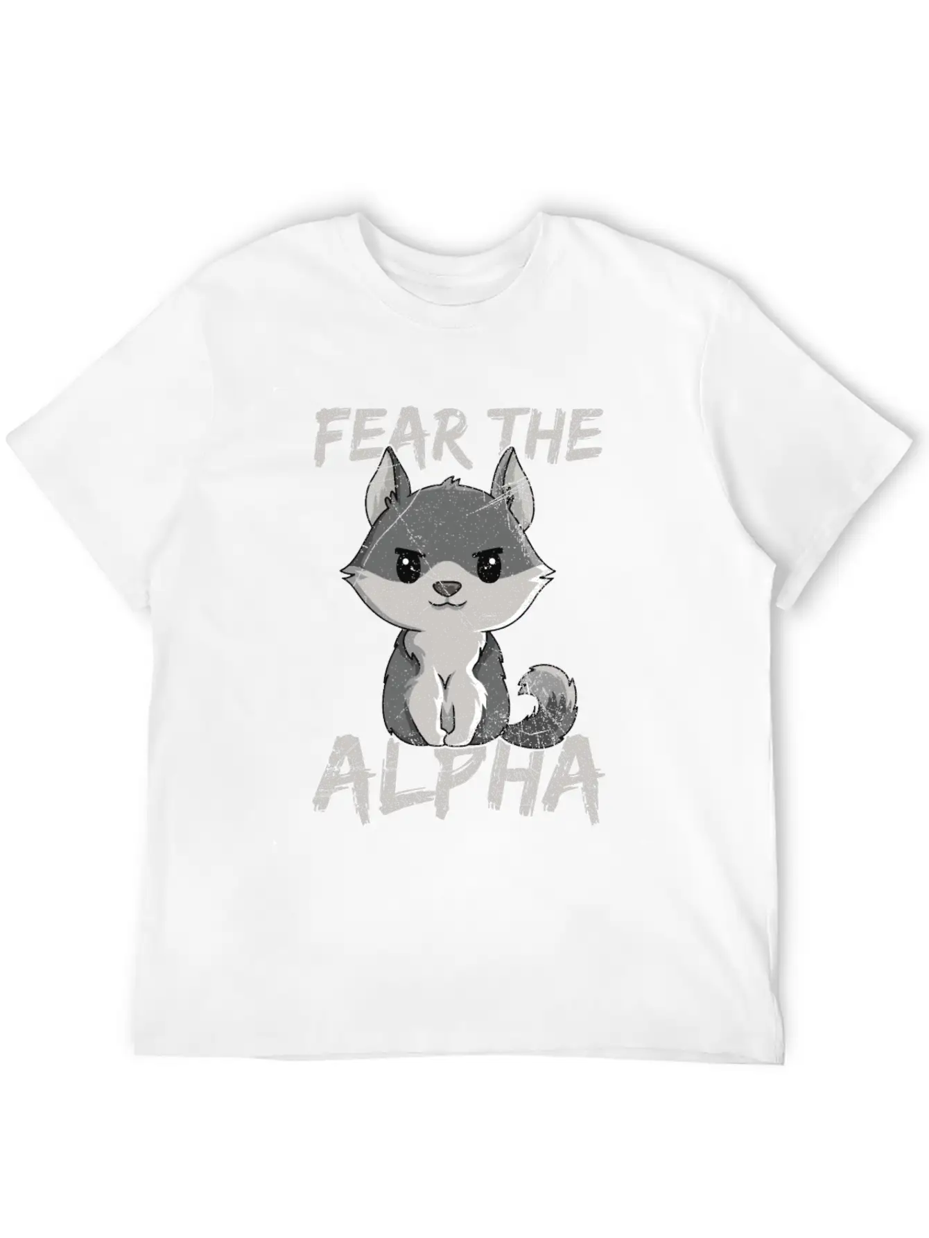 Fear The Alpha Quote For A Wolf Expert Unisex Casual T-Shirt – Clean Design For Daily Comfort