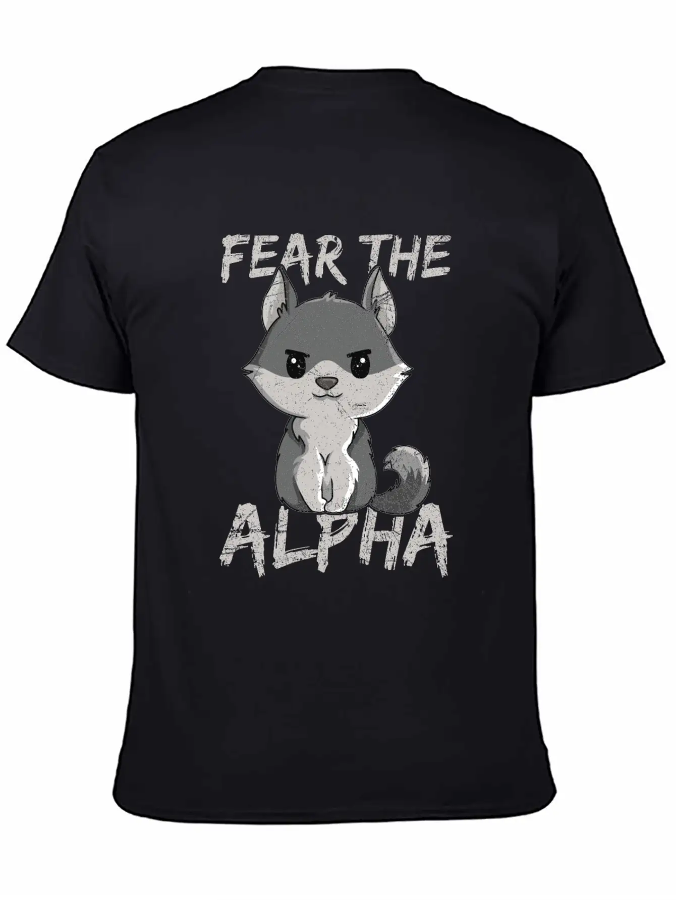 Fear The Alpha Quote For A Wolf Expert Unisex Casual T-Shirt – Clean Design For Daily Comfort