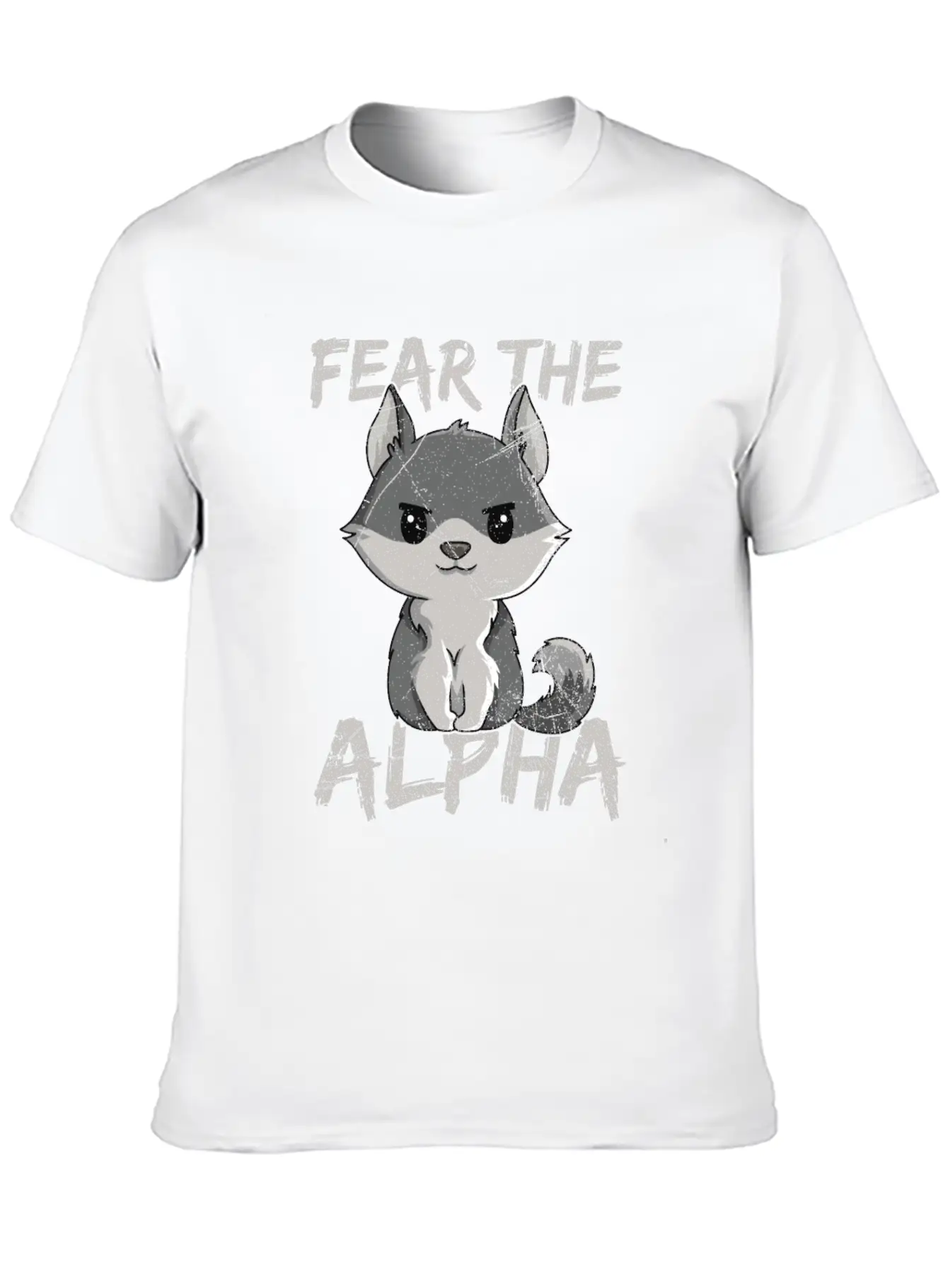 Fear The Alpha Quote For A Wolf Expert Unisex Casual T-Shirt – Clean Design For Daily Comfort