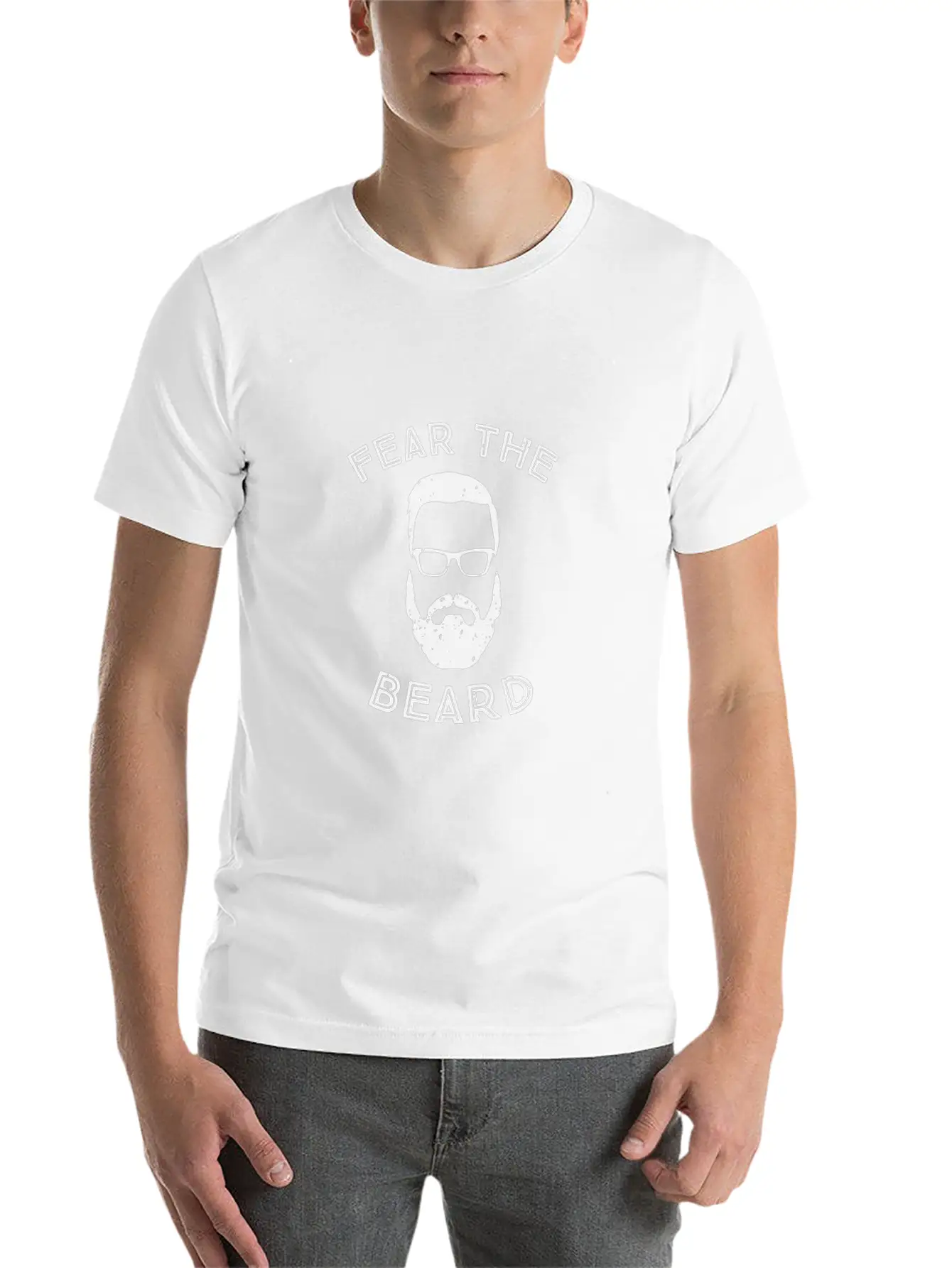 Fear The Beard Unisex Casual T-Shirt – Clean Design For Daily Comfort