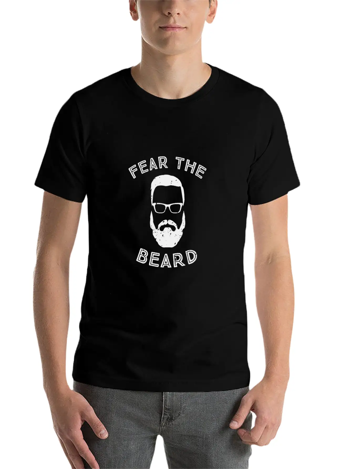 Fear The Beard Unisex Casual T-Shirt – Clean Design For Daily Comfort