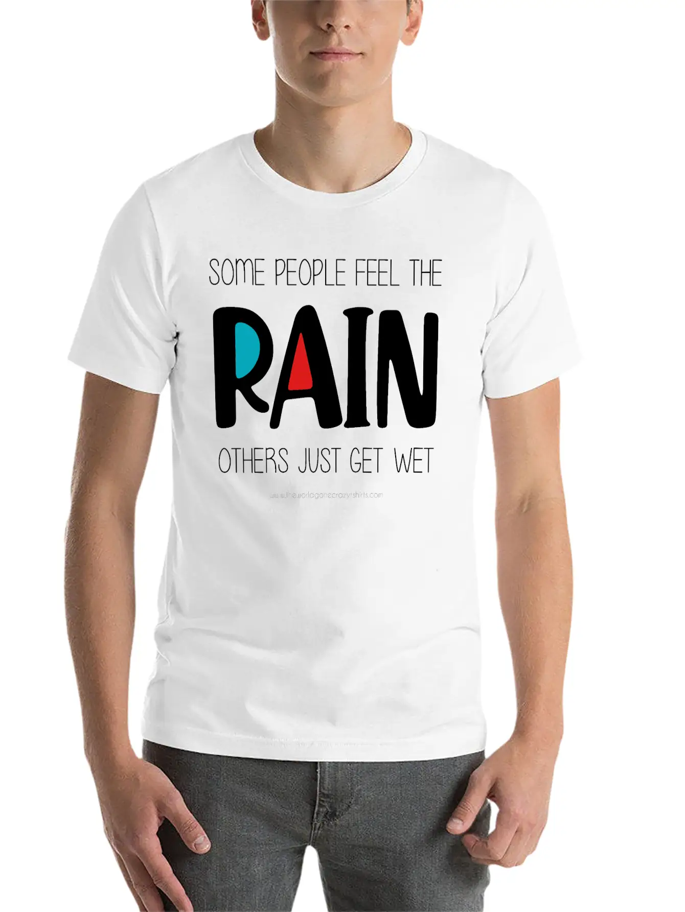 Feel The Rain Unisex Casual T-Shirt – Clean Design For Daily Comfort