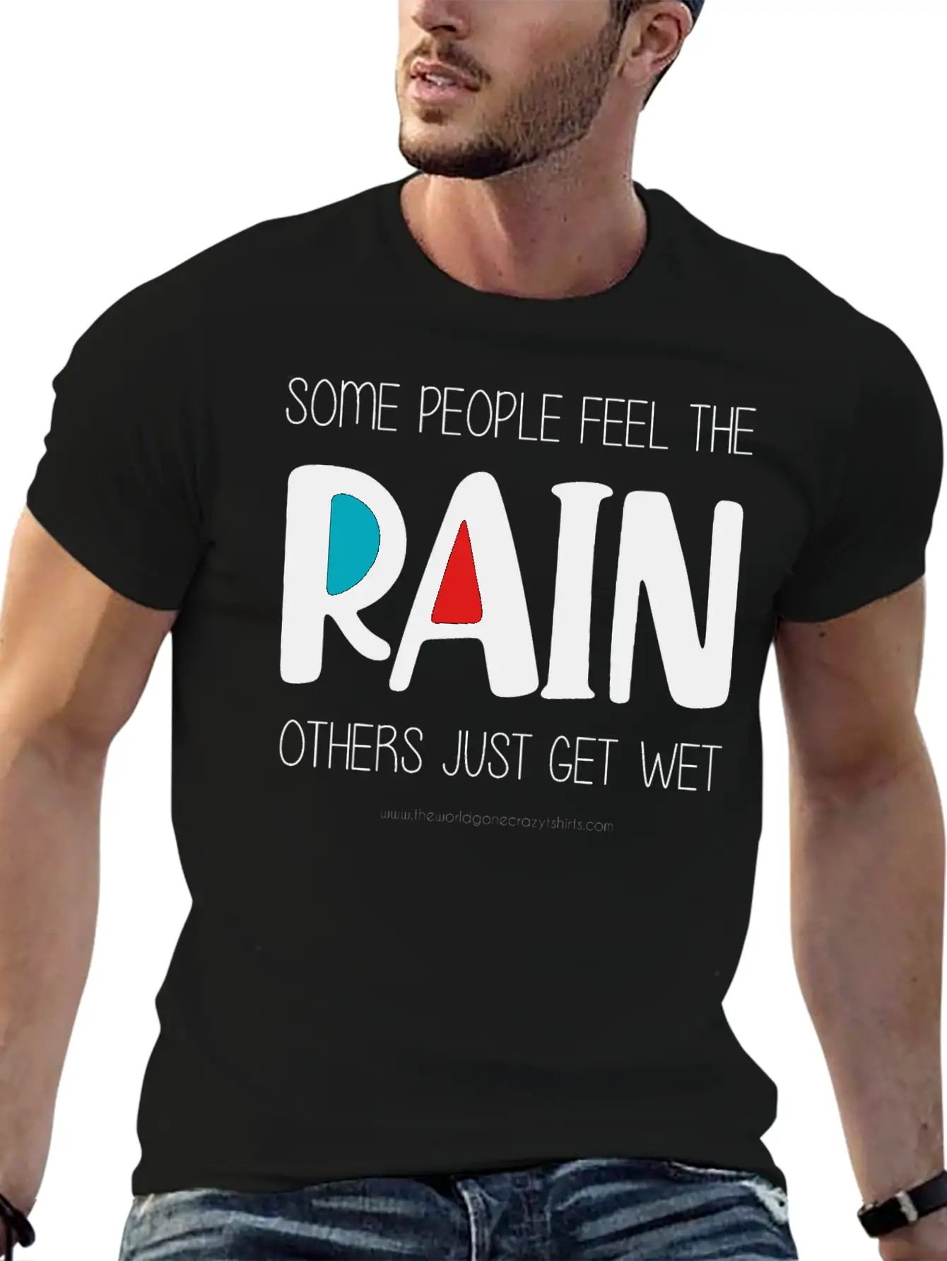 Feel The Rain Unisex Casual T-Shirt – Clean Design For Daily Comfort