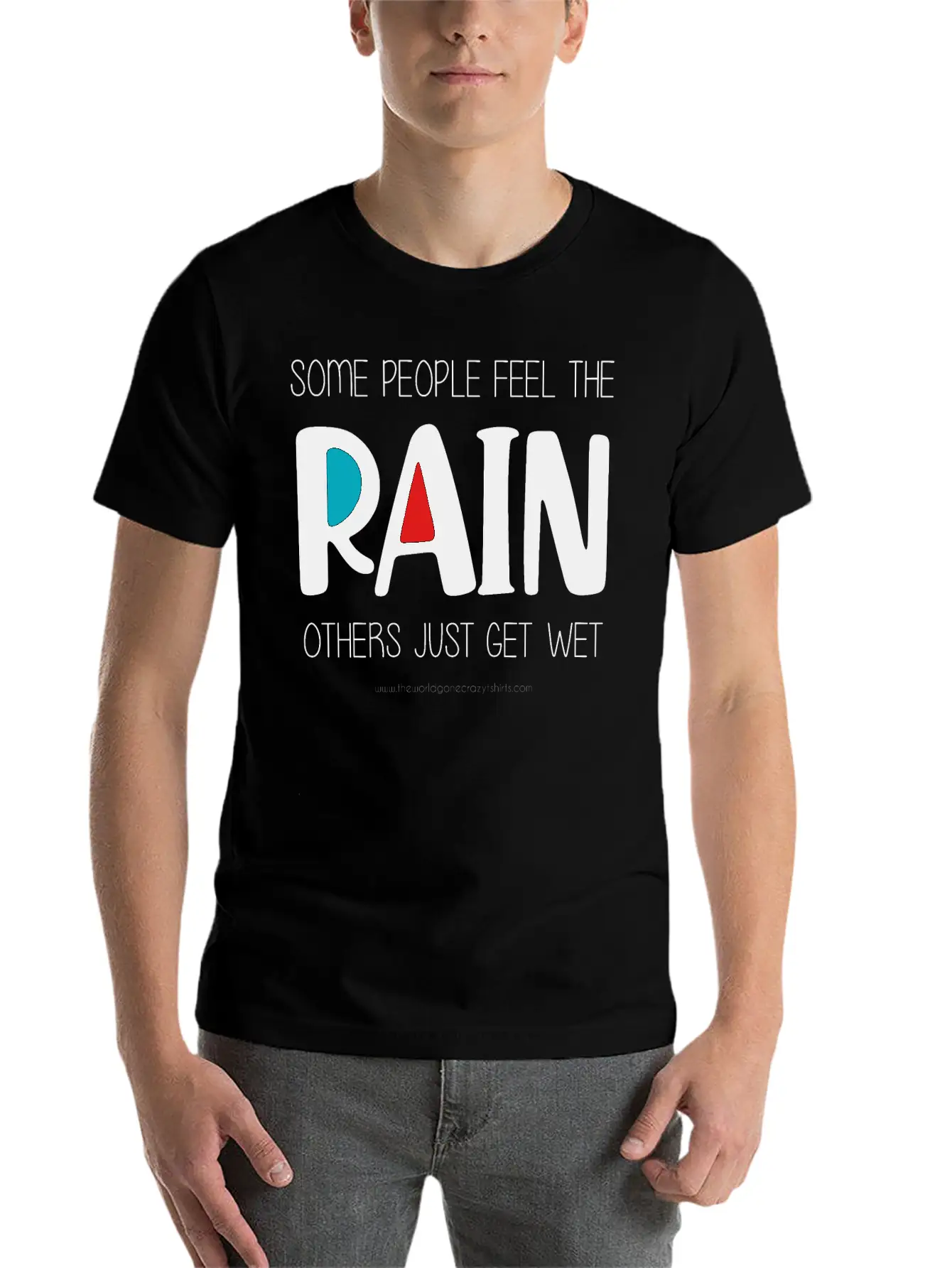 Feel The Rain Unisex Casual T-Shirt – Clean Design For Daily Comfort