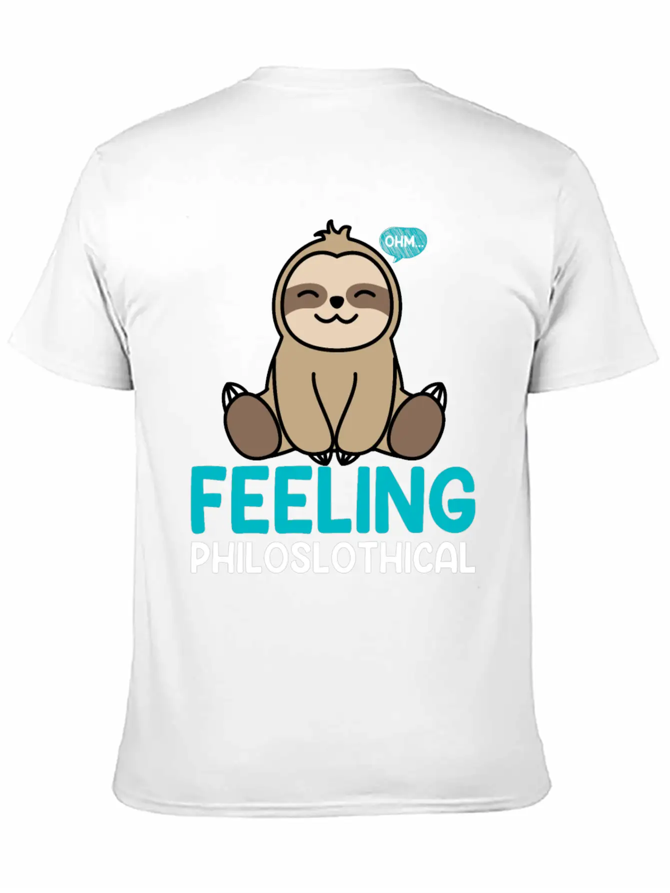 Feeling Philoslothical Sloth Yoga Unisex Casual T-Shirt – Clean Design For Daily Comfort