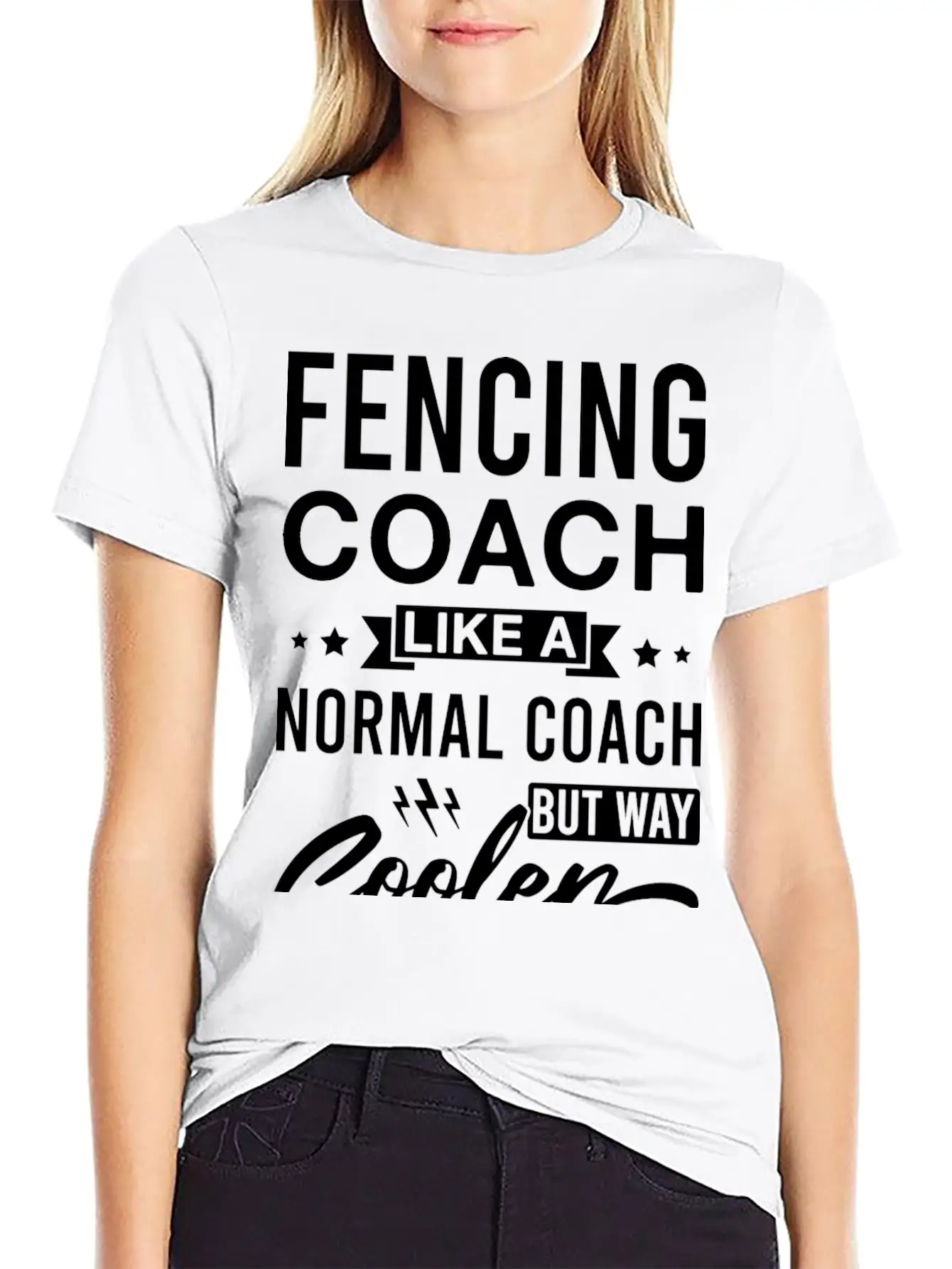 Fencing Coach Like A Normal Coach But Way Cooler Unisex Casual T-Shirt – Clean Design For Daily Comfort