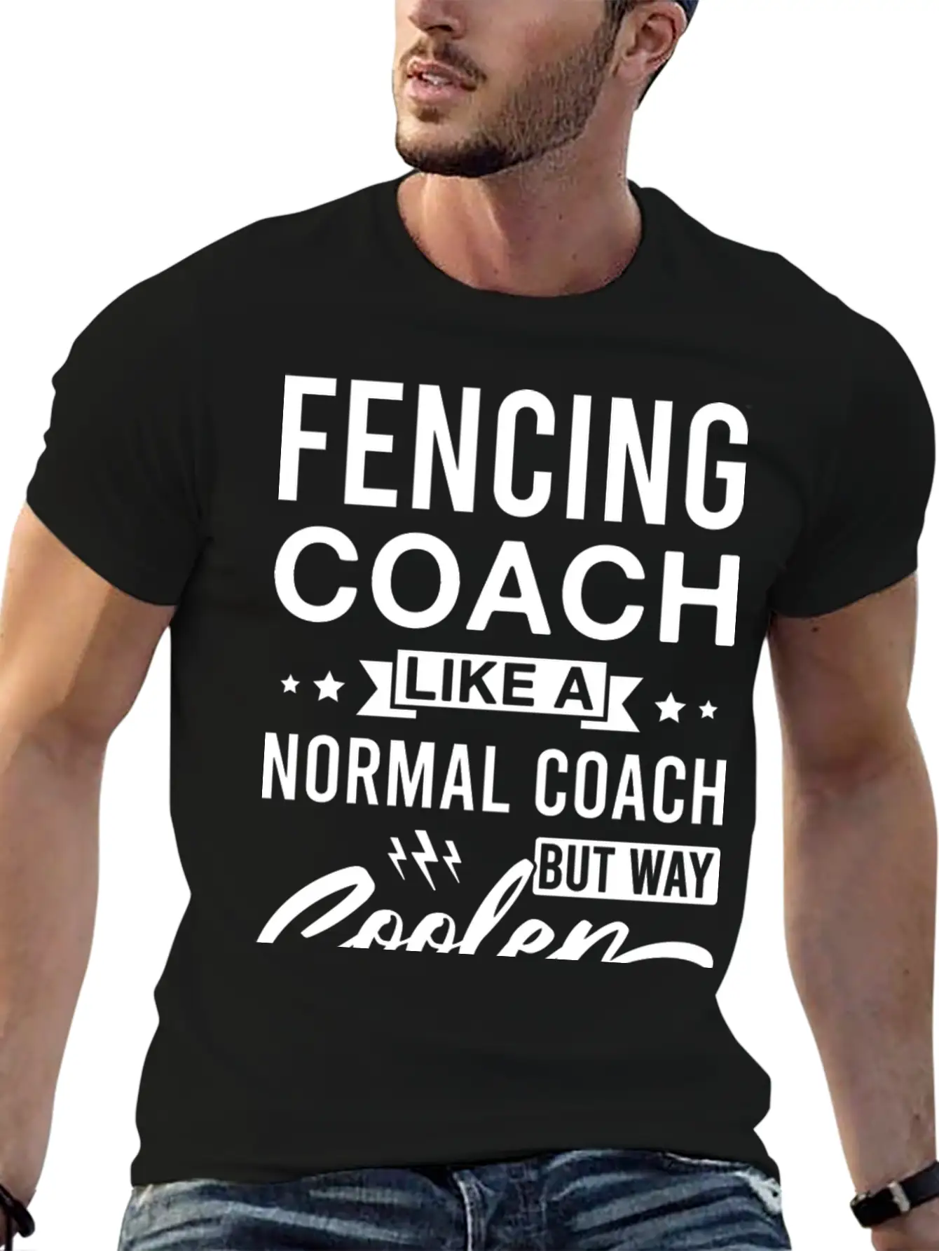 Fencing Coach Like A Normal Coach But Way Cooler Unisex Casual T-Shirt – Clean Design For Daily Comfort