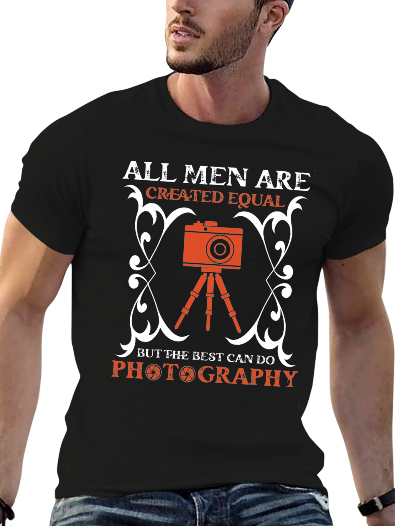 Photography Lover T-Shirt - All Men Created Equal