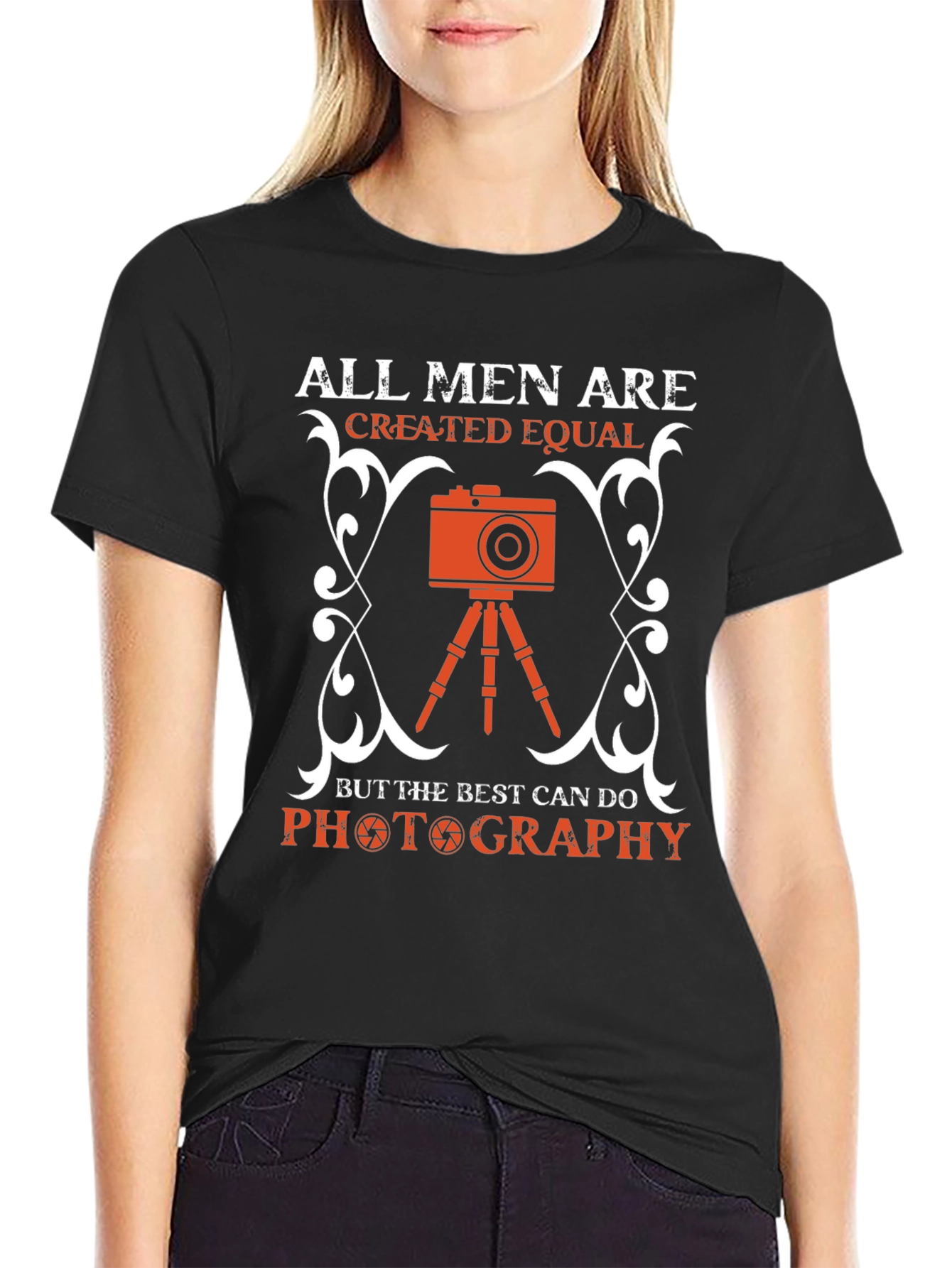 Photography Lover T-Shirt - All Men Created Equal