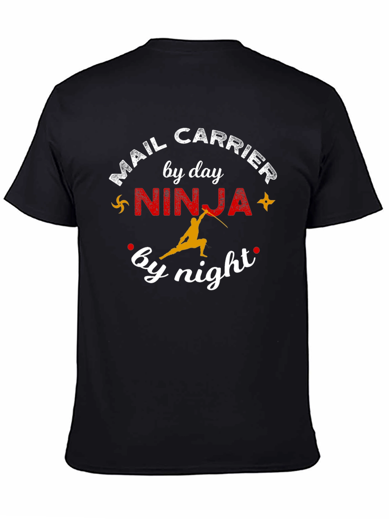 Mail Carrier Ninja T-Shirt - Funny Delivery Humor