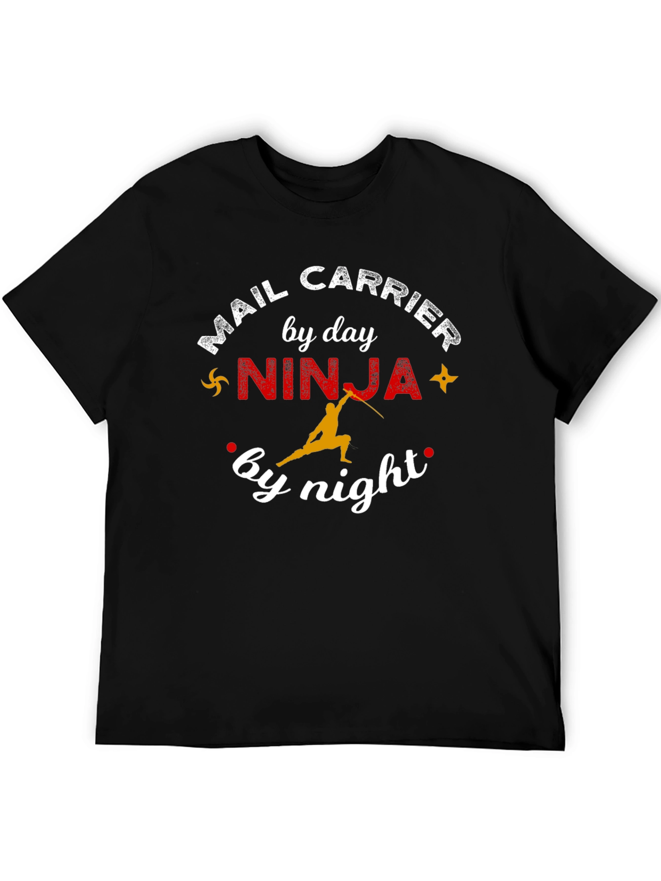 Mail Carrier Ninja T-Shirt - Funny Delivery Humor