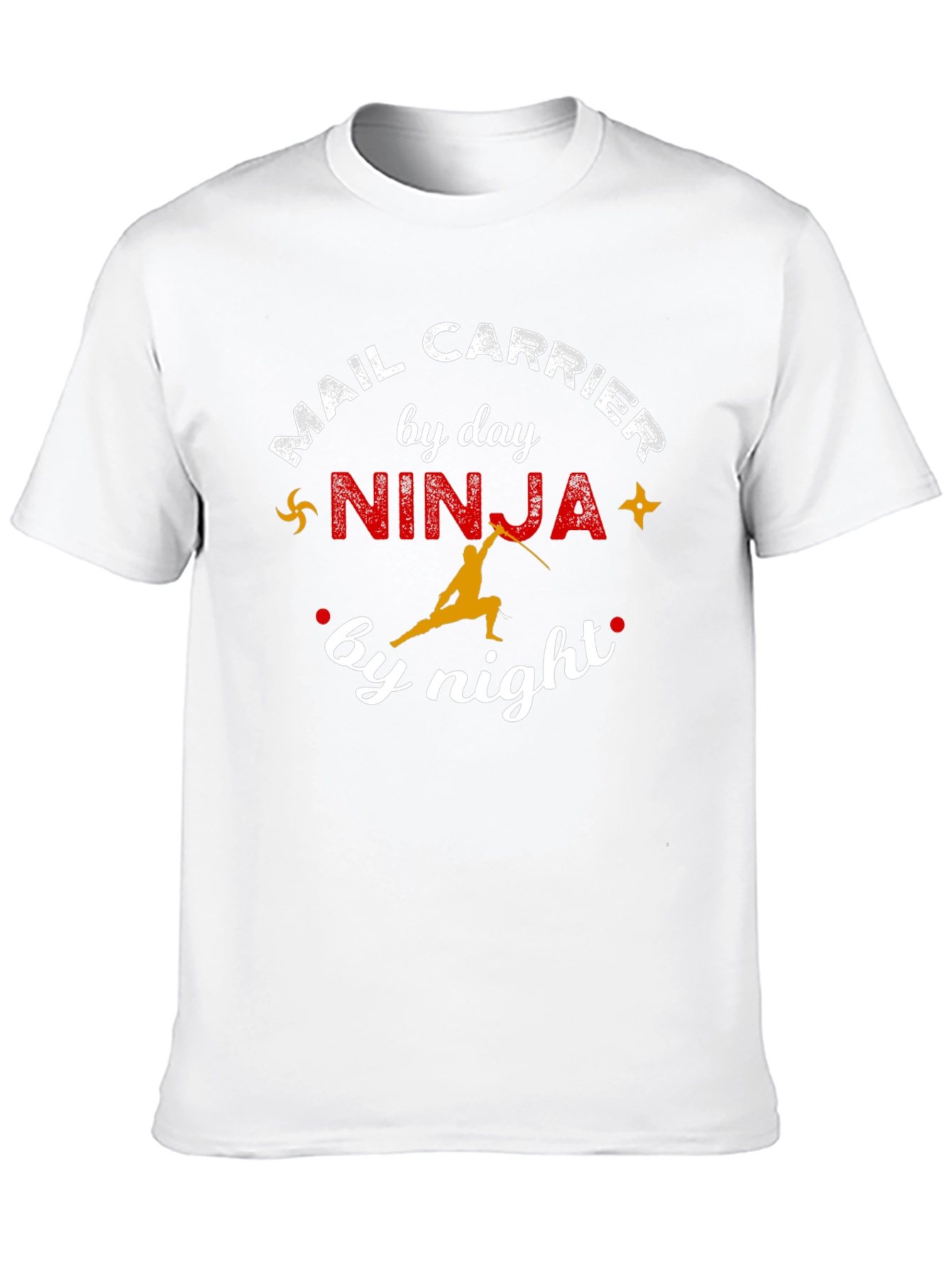 Mail Carrier Ninja T-Shirt - Funny Delivery Humor
