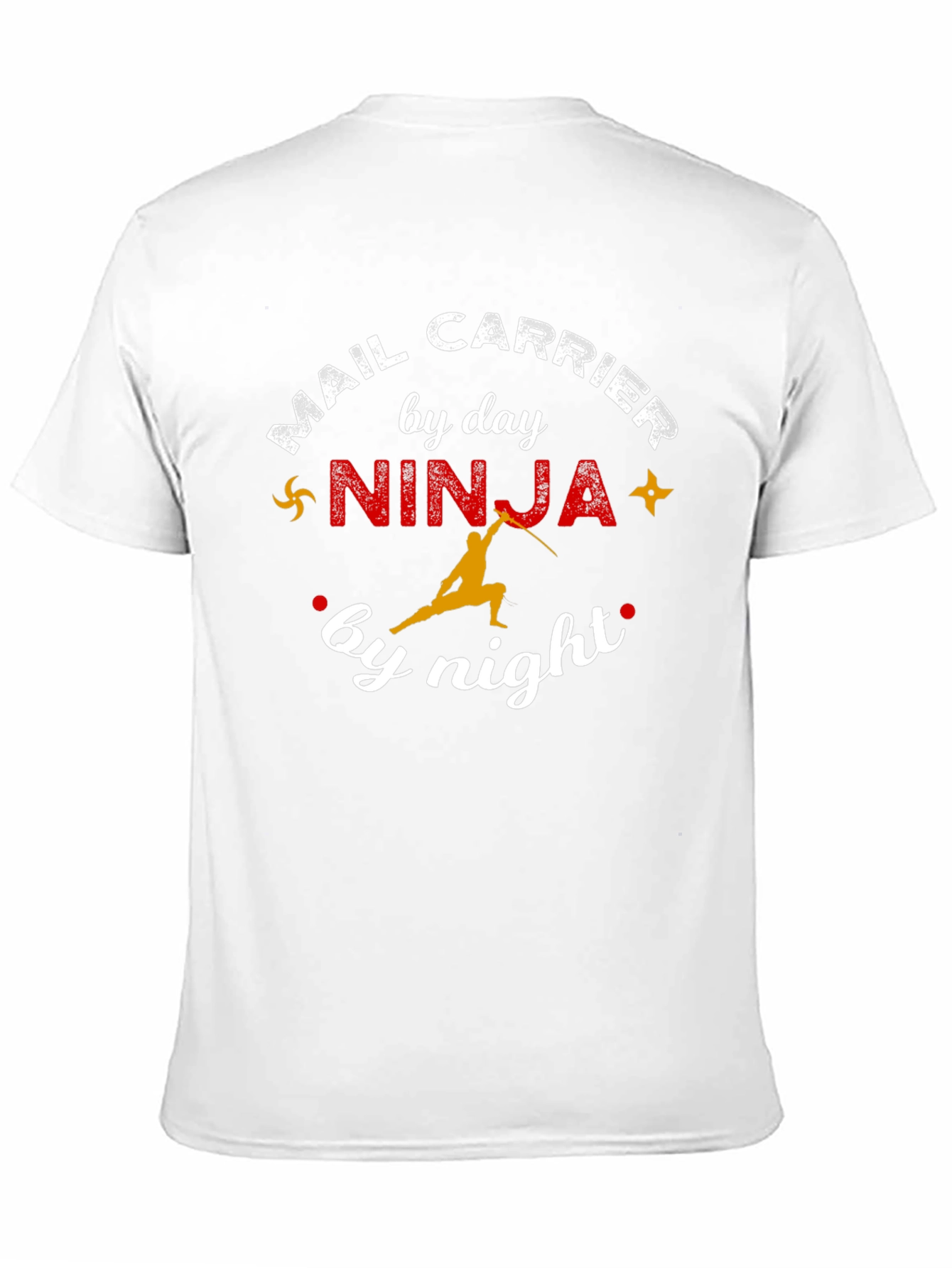 Mail Carrier Ninja T-Shirt - Funny Delivery Humor