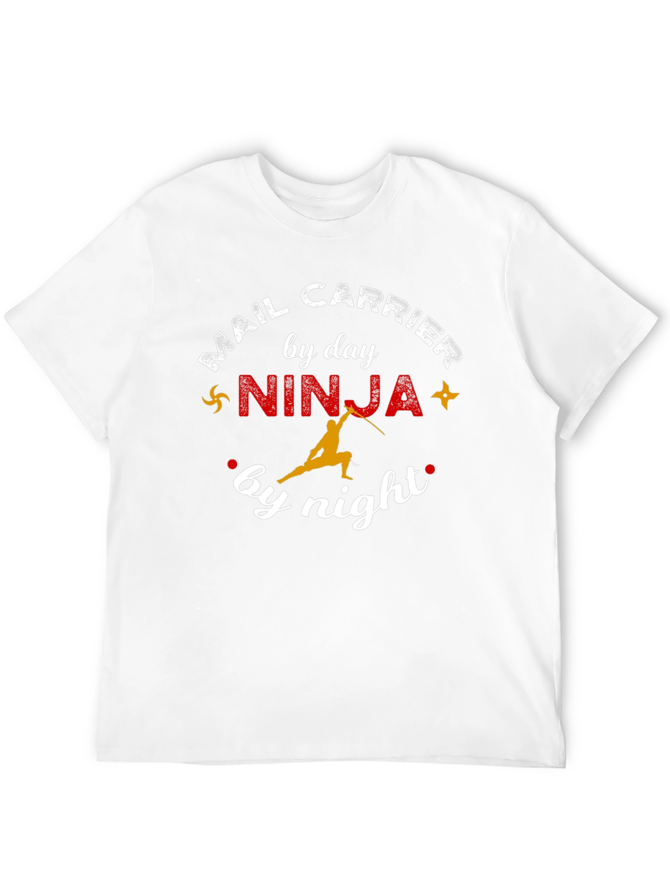 Mail Carrier Ninja T-Shirt - Funny Delivery Humor