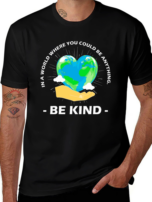 Be Kind T-Shirt - Earth Heart Design