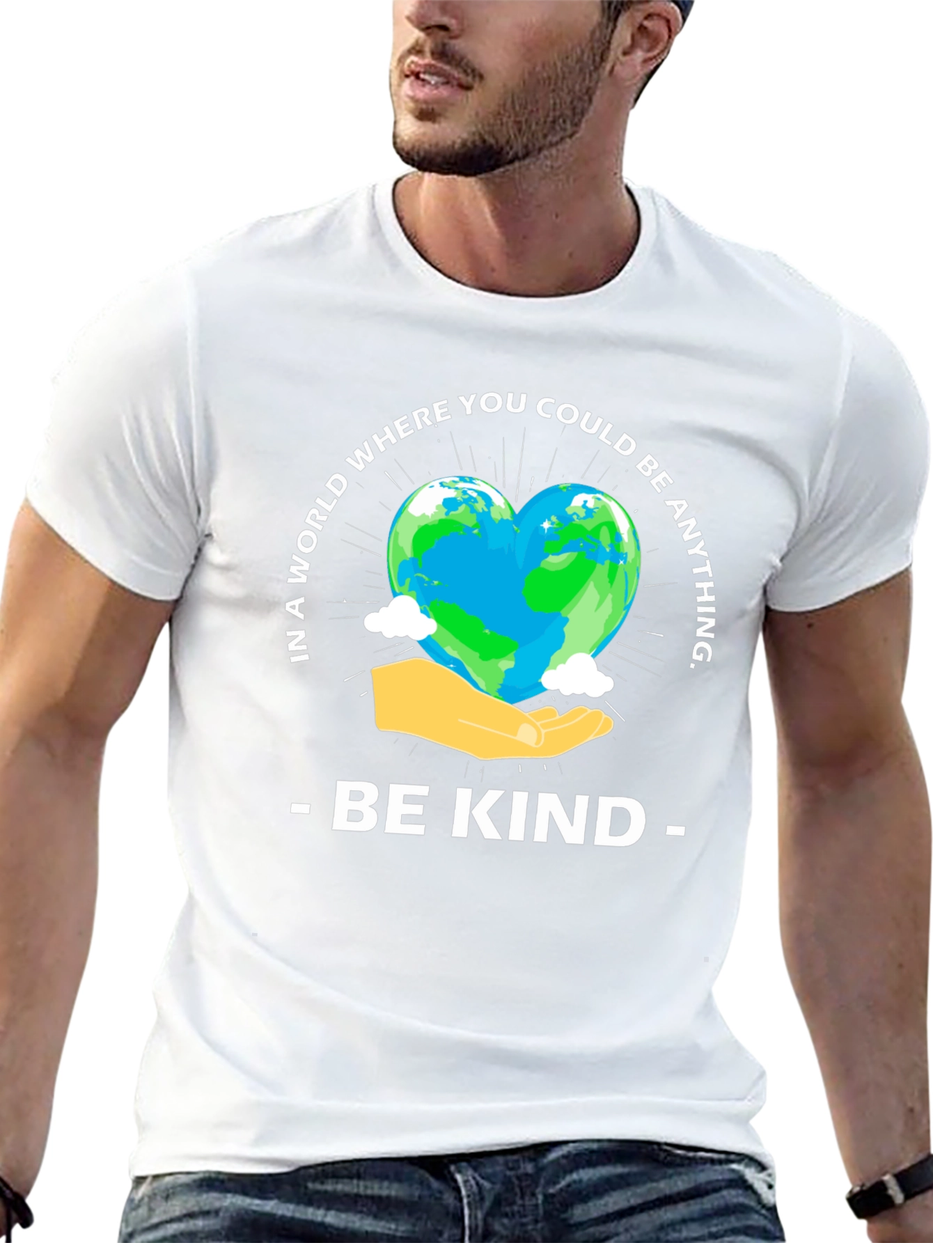 Be Kind T-Shirt - Earth Heart Design