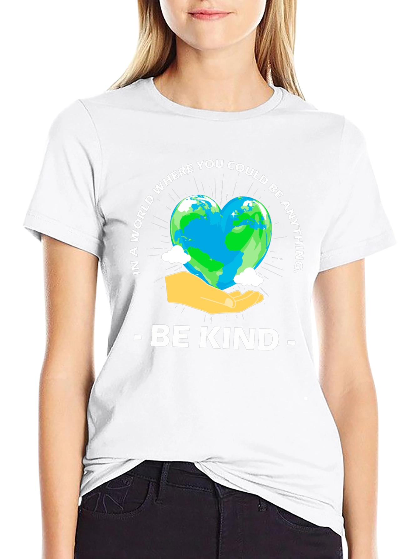 Be Kind T-Shirt - Earth Heart Design