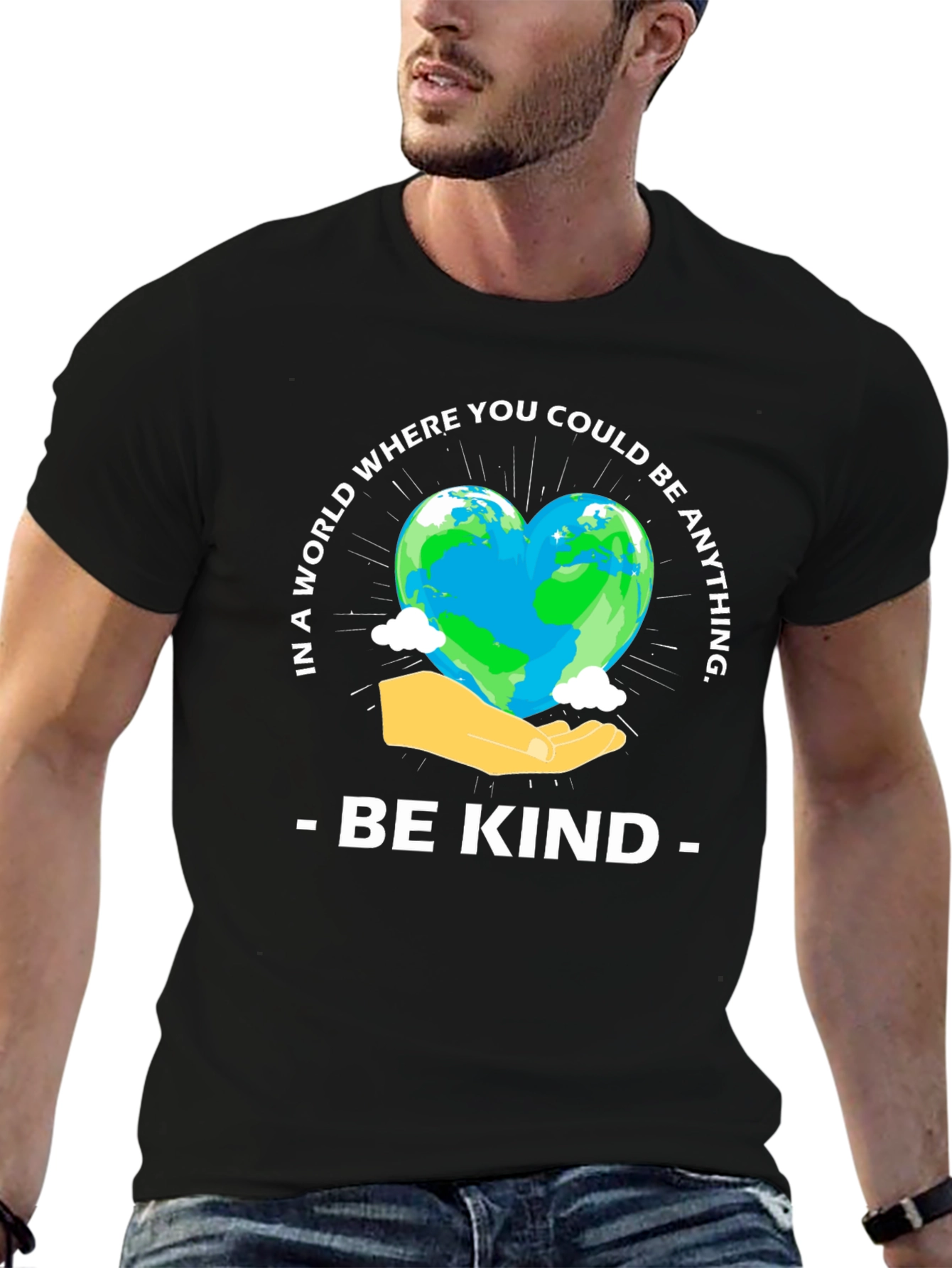 Be Kind T-Shirt - Earth Heart Design