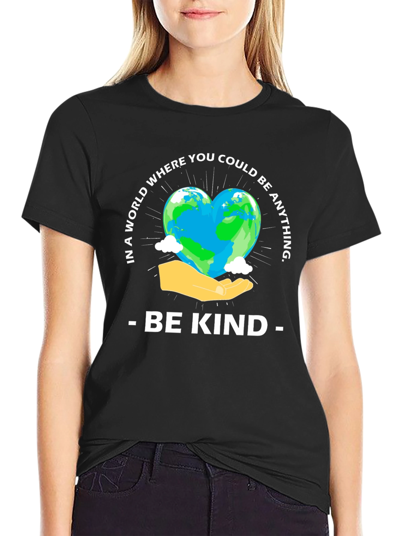 Be Kind T-Shirt - Earth Heart Design