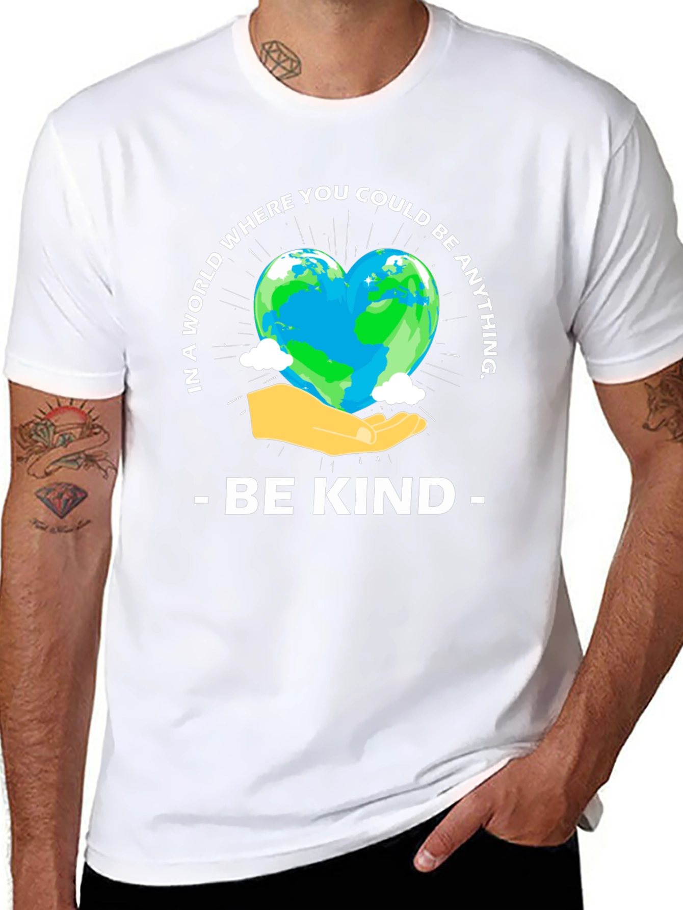 Be Kind T-Shirt - Earth Heart Design