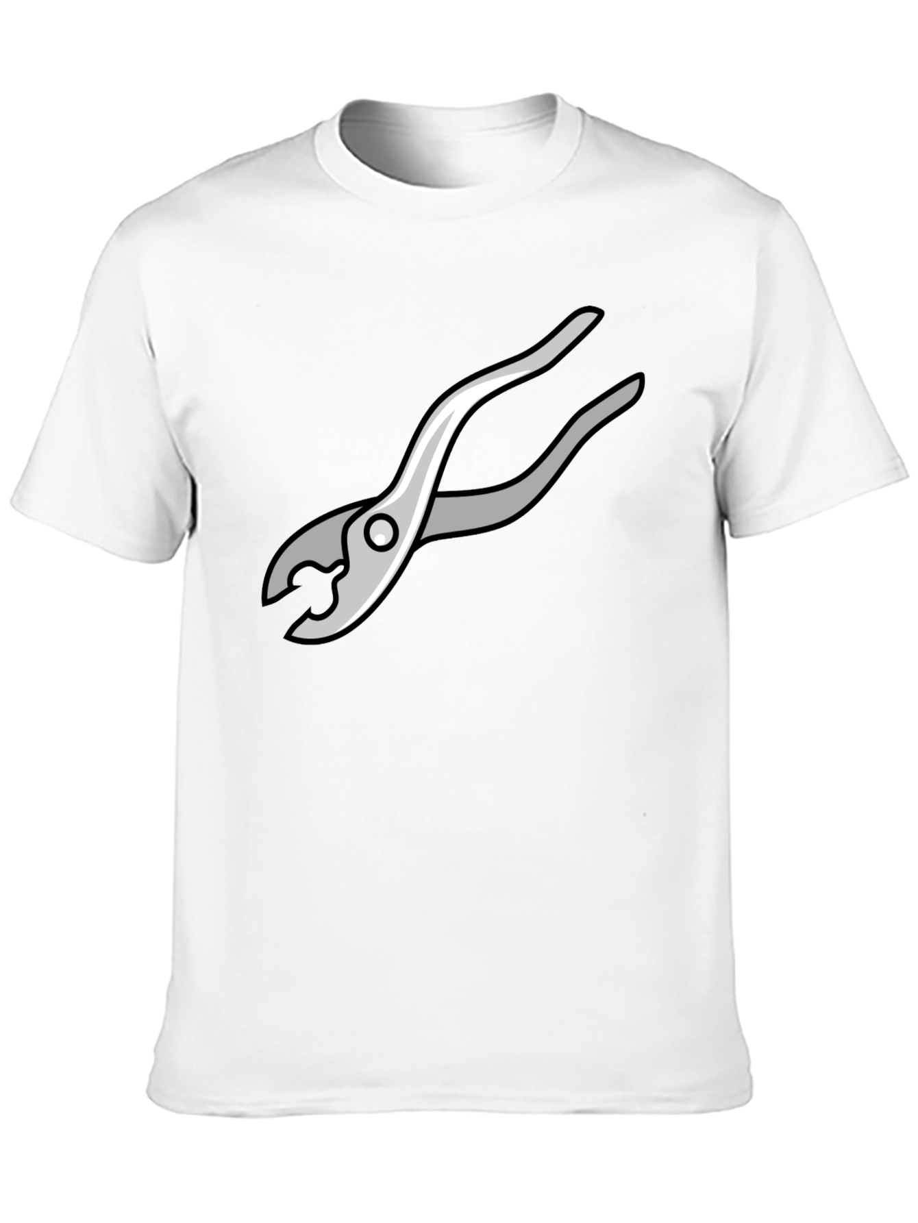 Novelty Pliers Graphic Black T-Shirt