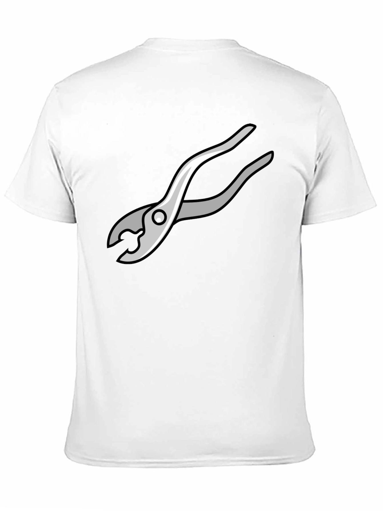 Novelty Pliers Graphic Black T-Shirt