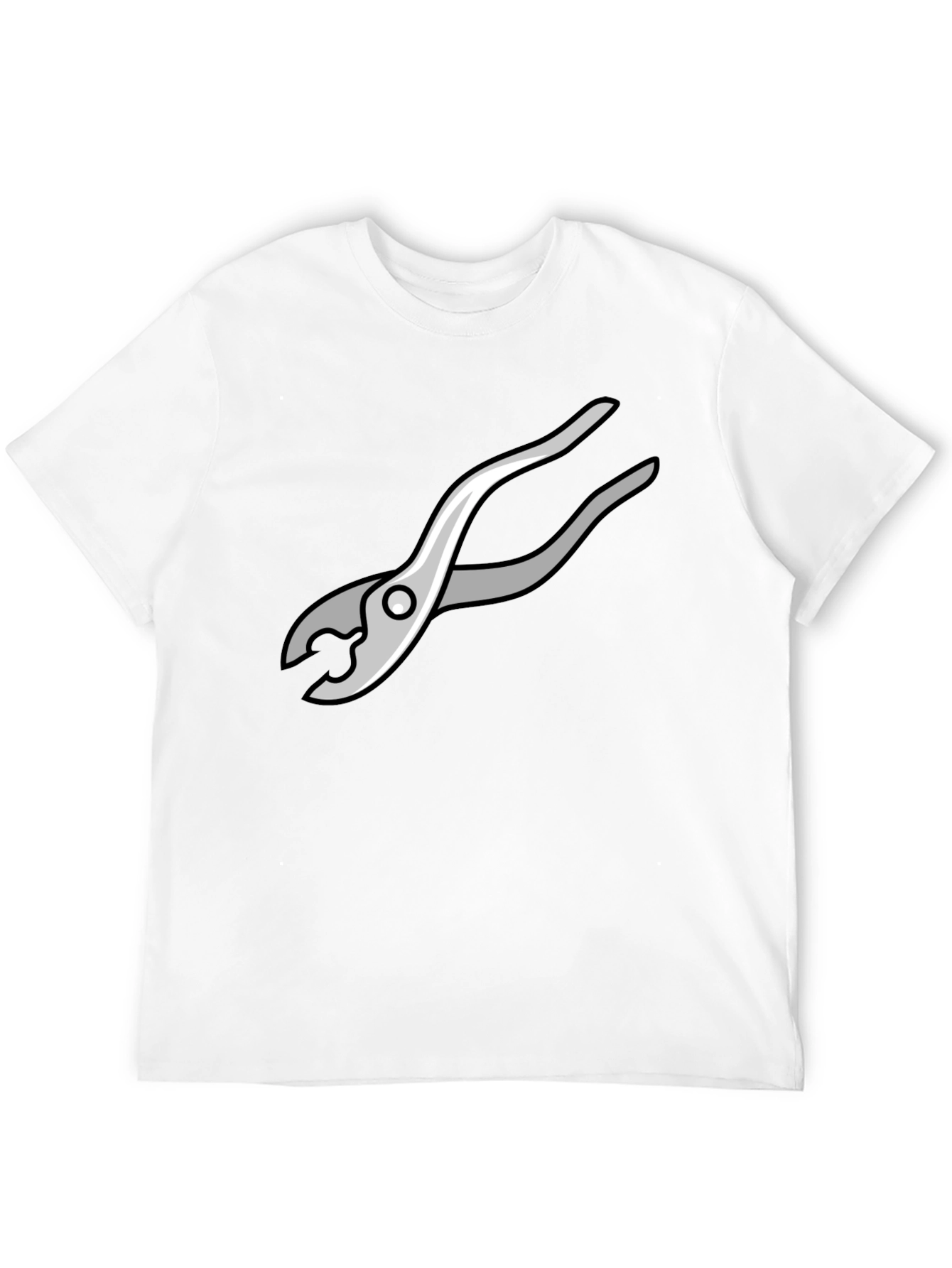Novelty Pliers Graphic Black T-Shirt