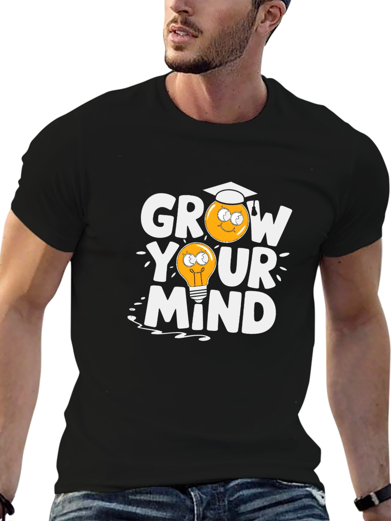 Grow Your Mind T-Shirt - Brainy Education Tee