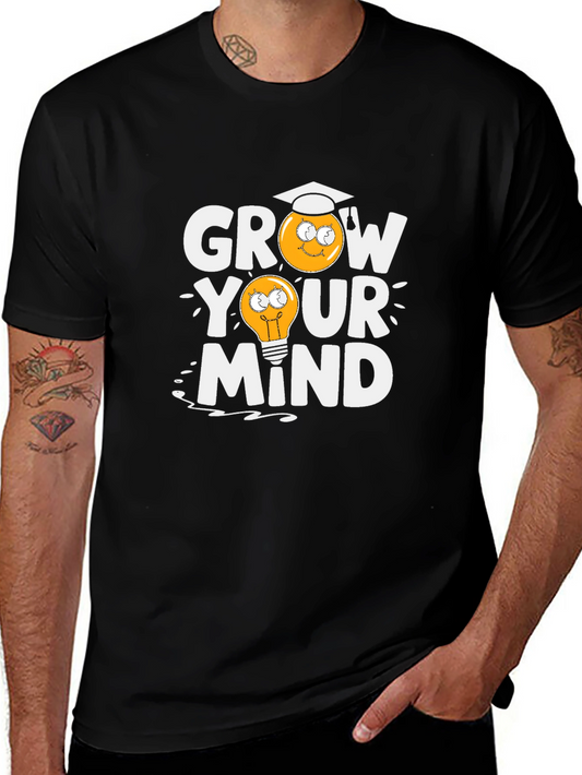Grow Your Mind T-Shirt - Brainy Education Tee